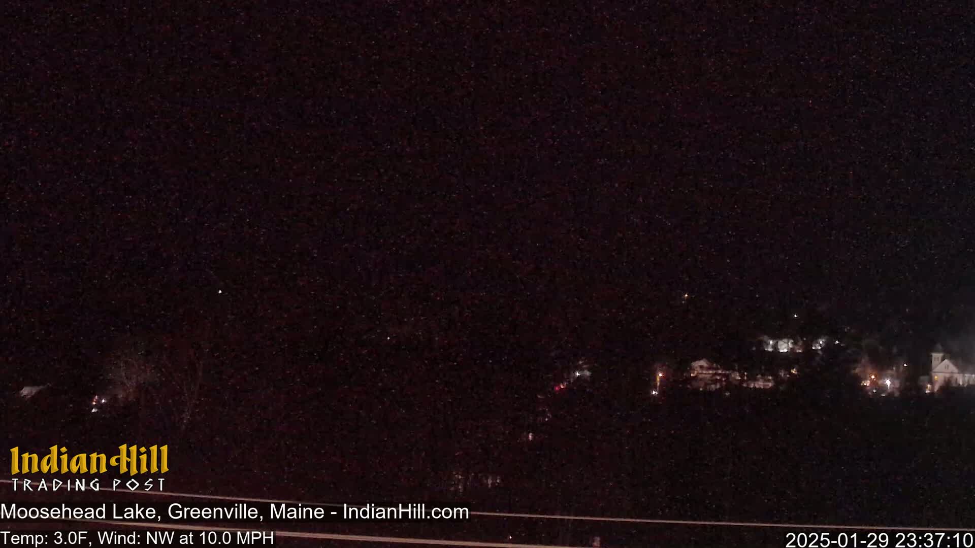 Moosehead Lake Skyline Live Cam - Maine, USA