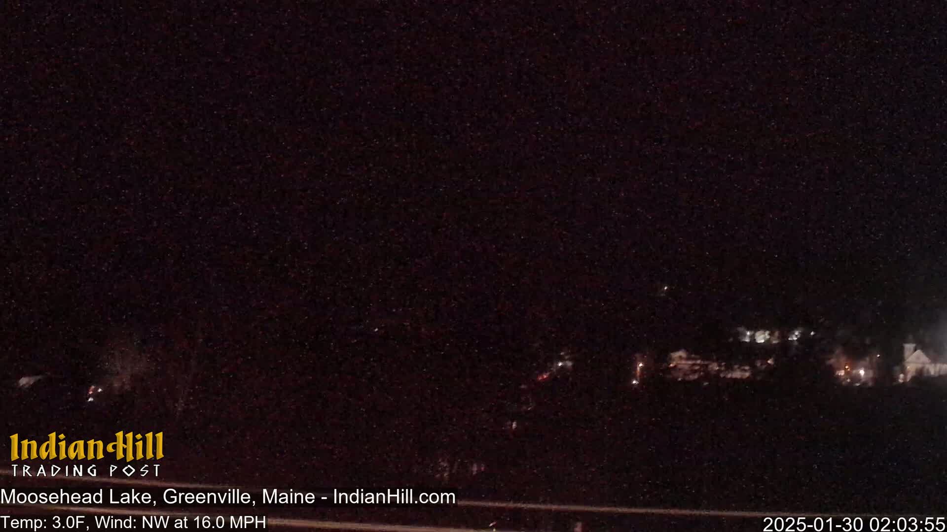 Moosehead Lake Skyline Live Cam - Maine, USA