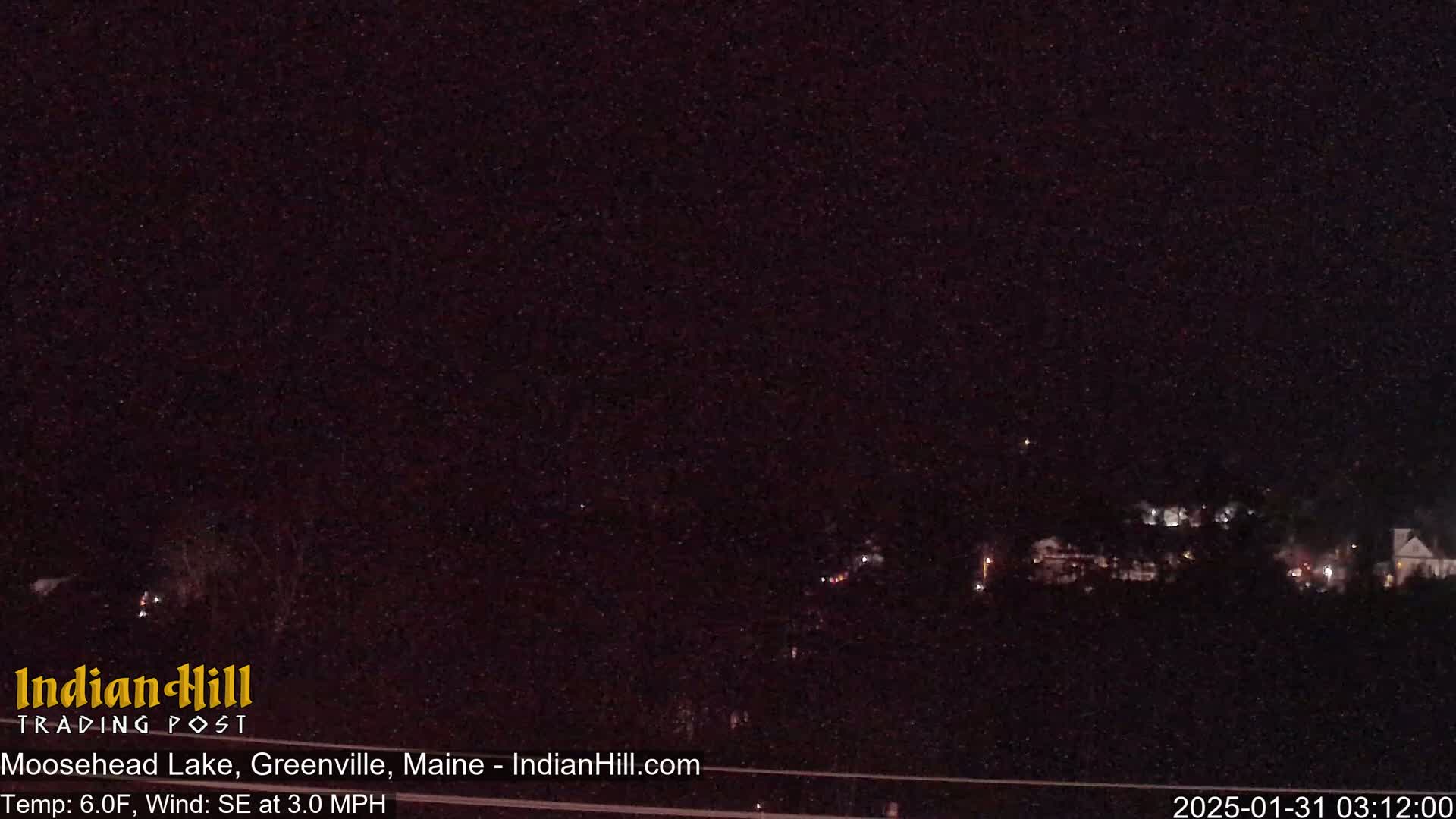 Moosehead Lake Skyline Live Cam - Maine, USA