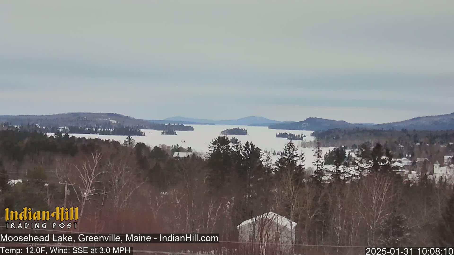 Moosehead Lake Skyline Live Cam - Maine, USA