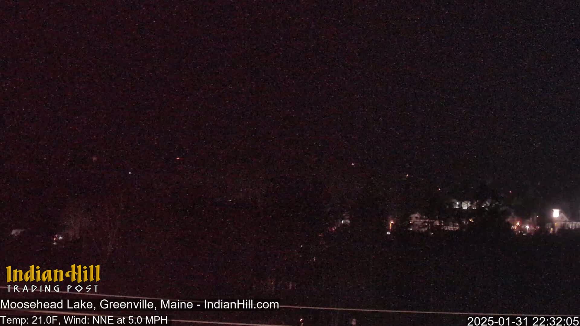 Moosehead Lake Skyline Live Cam - Maine, USA