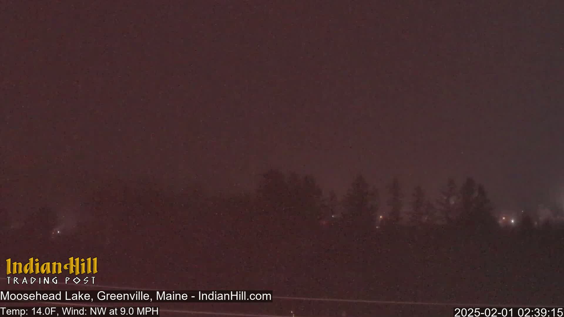 Moosehead Lake Skyline Live Cam - Maine, USA