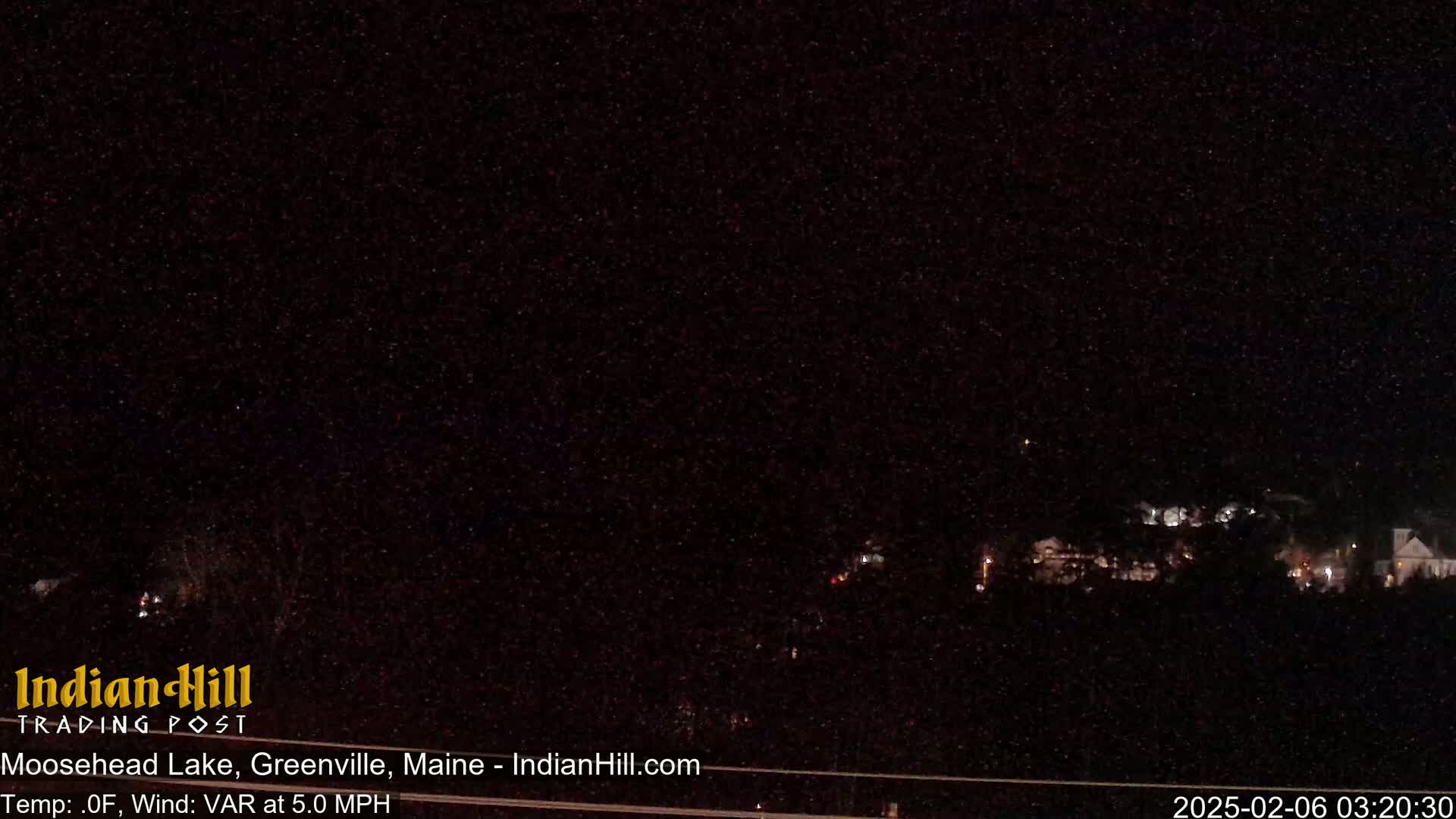 Moosehead Lake Skyline Live Cam - Maine, USA