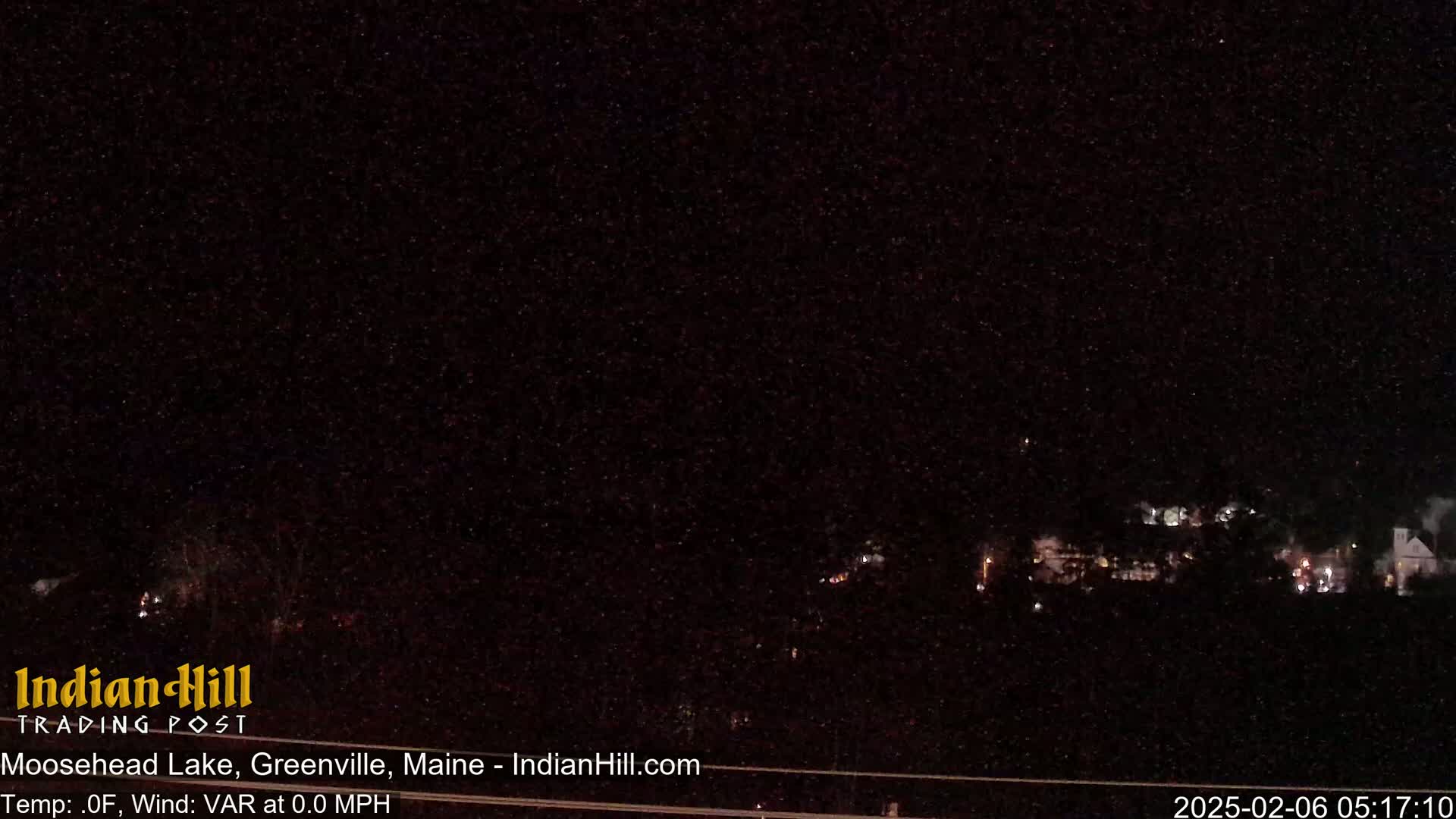 Moosehead Lake Skyline Live Cam - Maine, USA