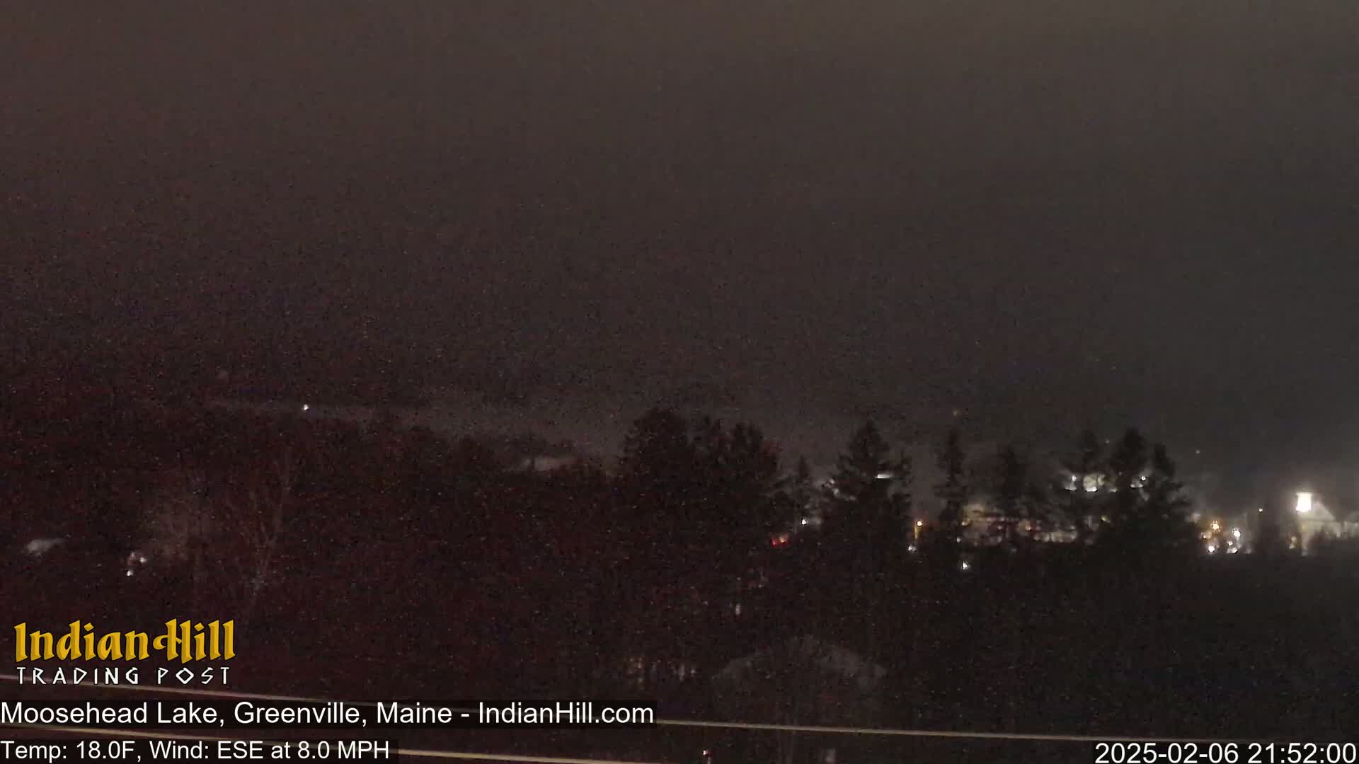 Moosehead Lake Skyline Live Cam - Maine, USA