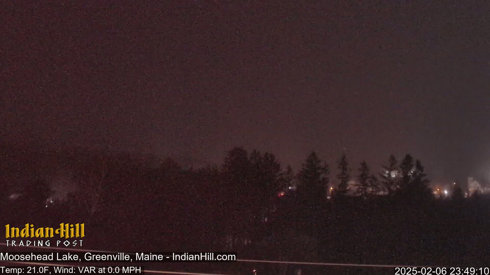 Moosehead Lake Skyline Live Cam - Maine, USA