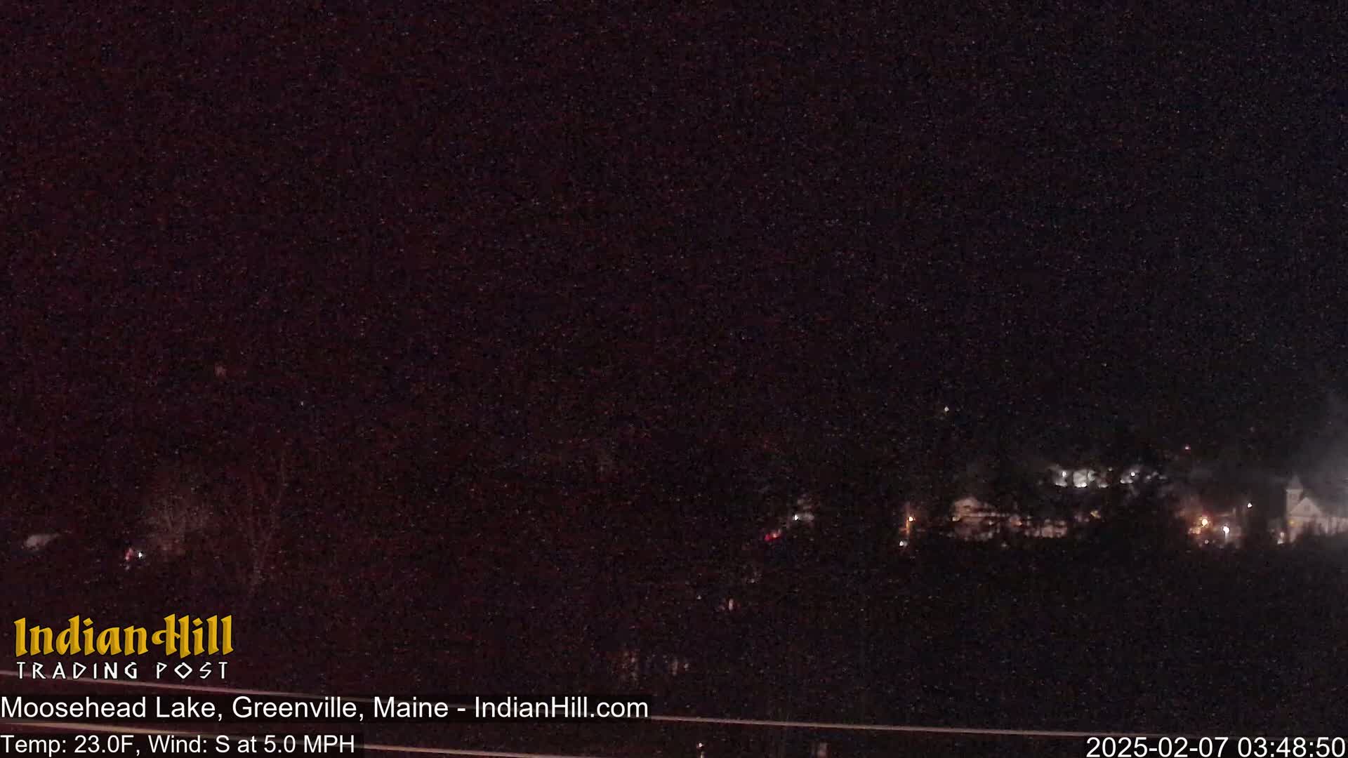 Moosehead Lake Skyline Live Cam - Maine, USA