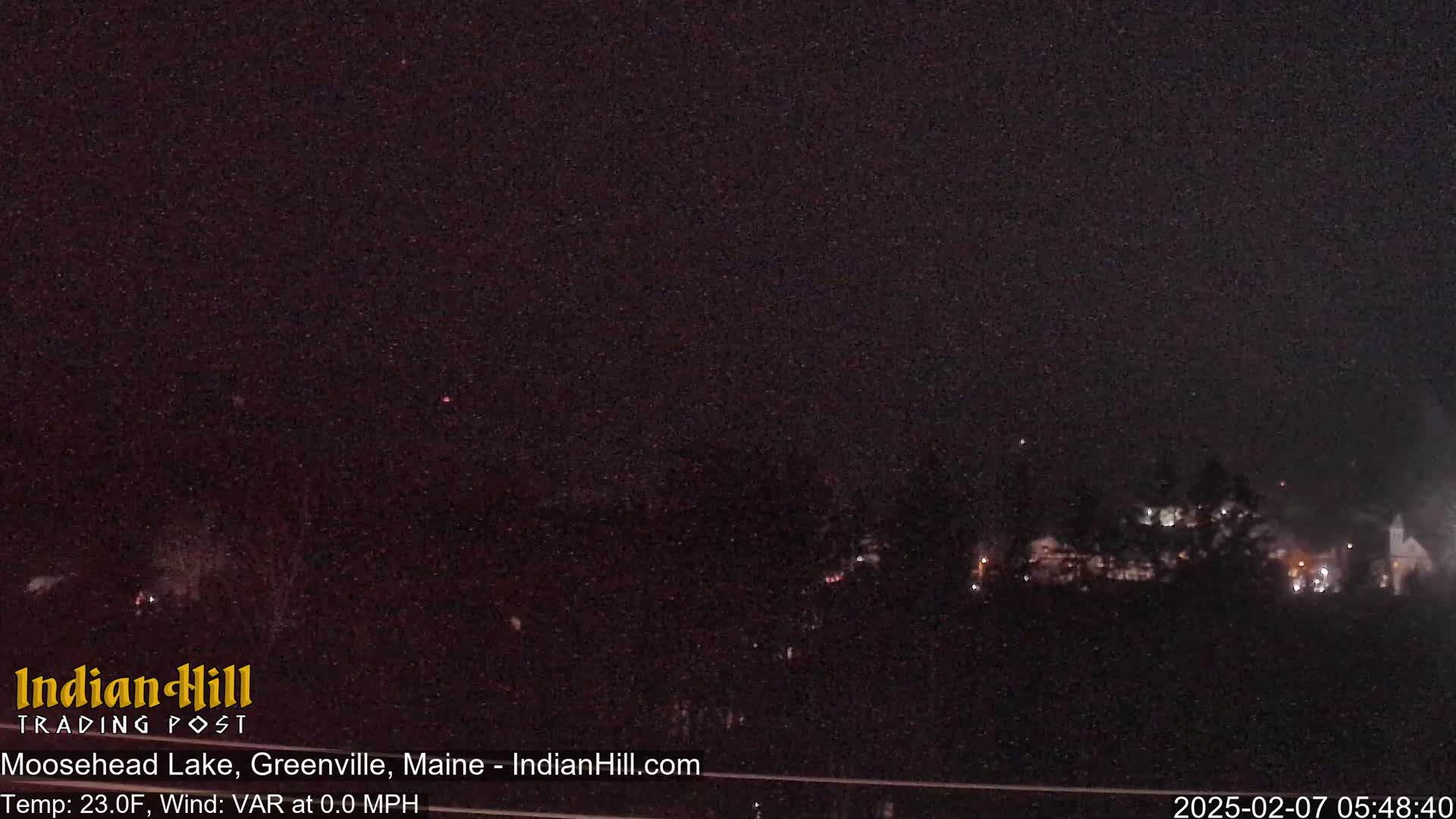 Moosehead Lake Skyline Live Cam - Maine, USA
