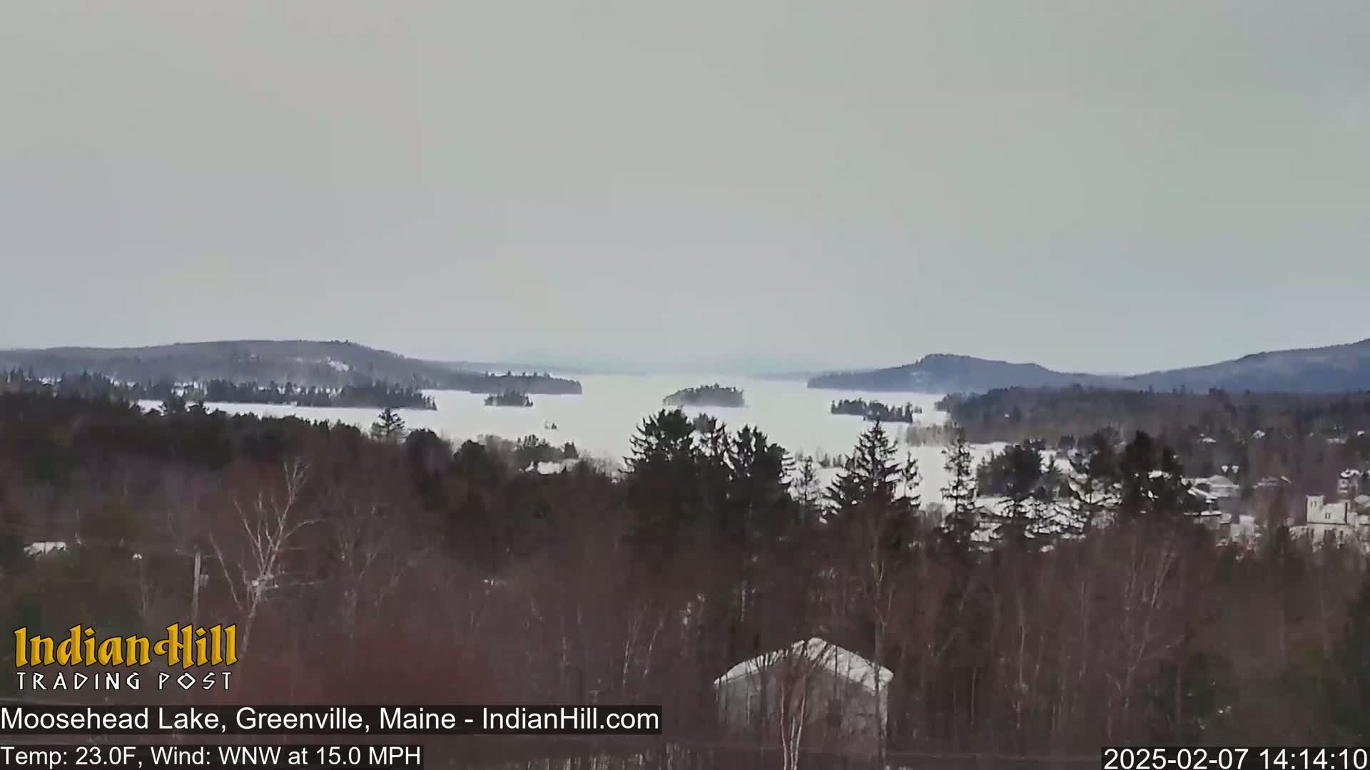 Moosehead Lake Skyline Live Cam - Maine, USA