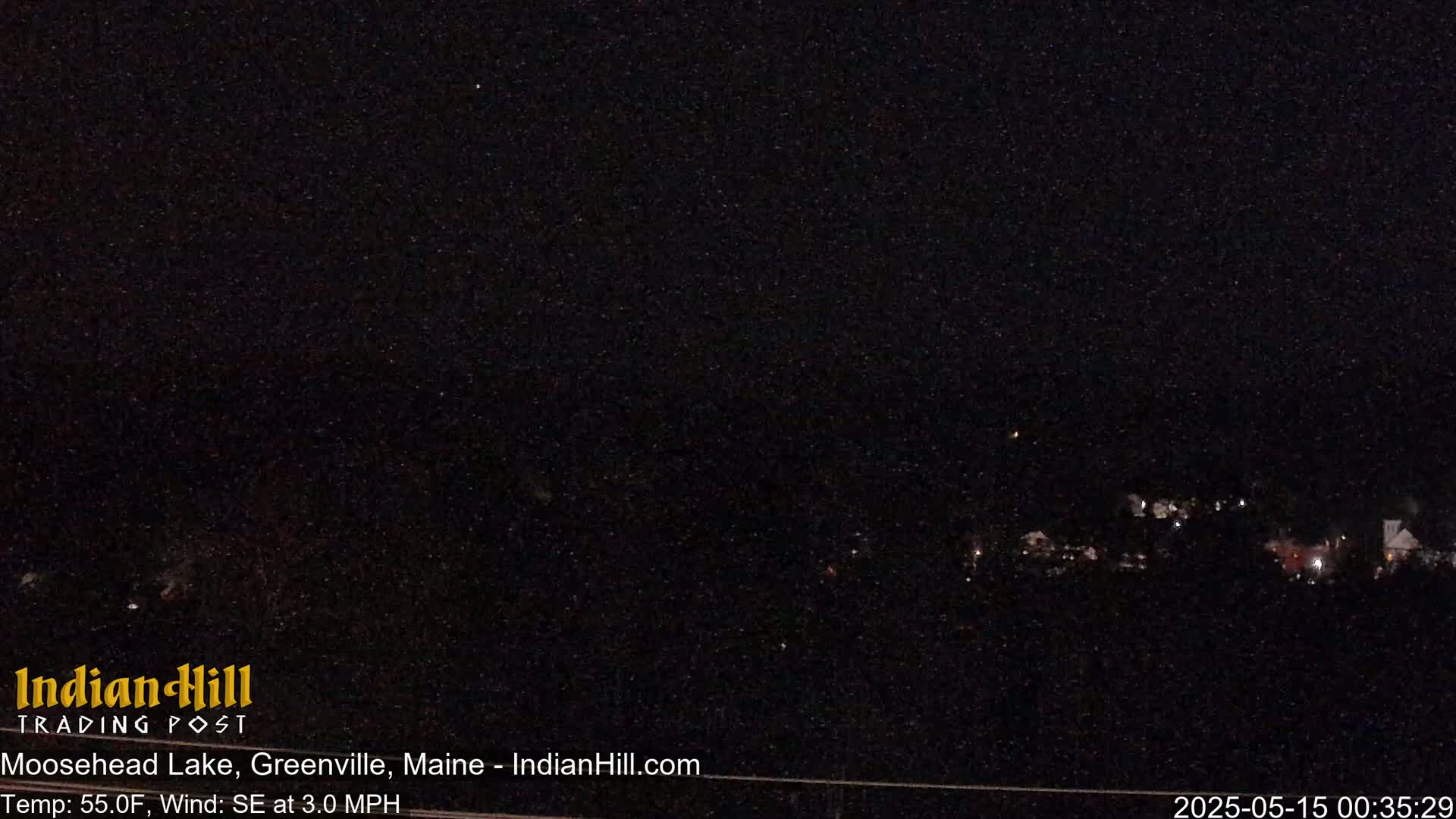 Moosehead Lake Skyline Live Cam - Maine, USA