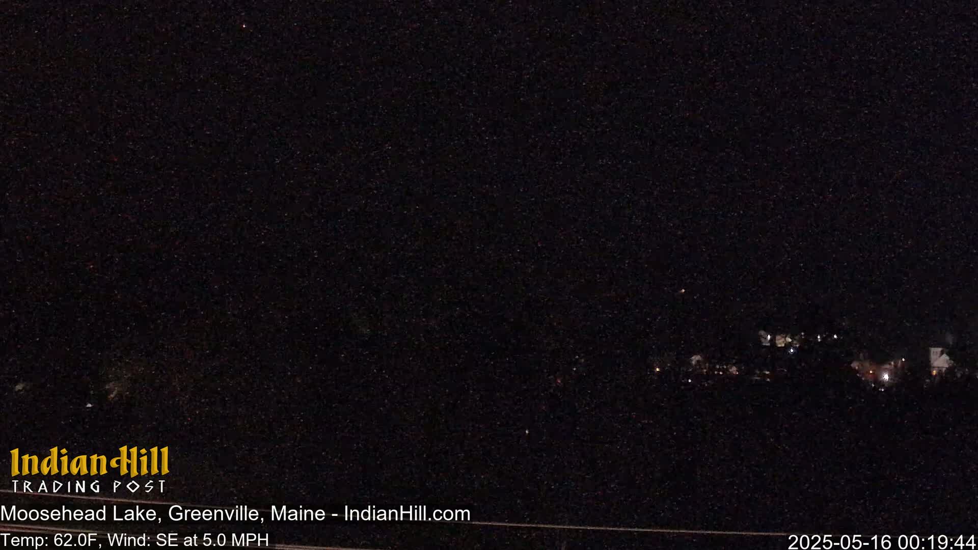 Moosehead Lake Skyline Live Cam - Maine, USA