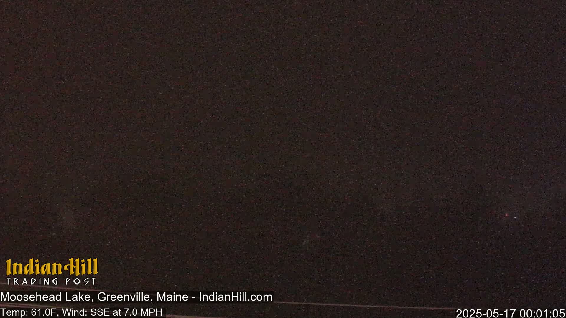 Moosehead Lake Skyline Live Cam - Maine, USA