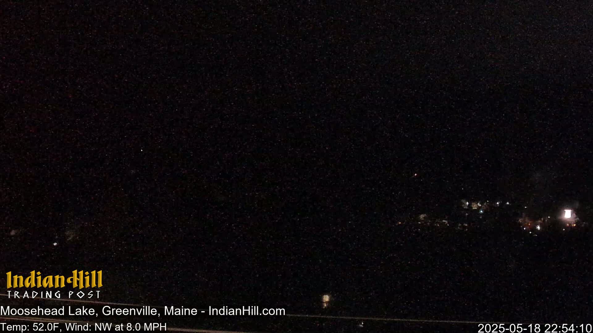 Moosehead Lake Skyline Live Cam - Maine, USA