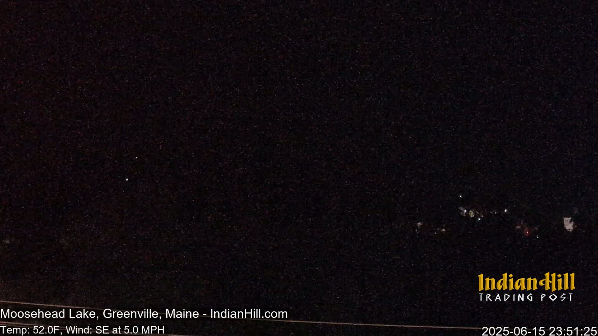 Moosehead Lake Skyline Live Cam - Maine, USA