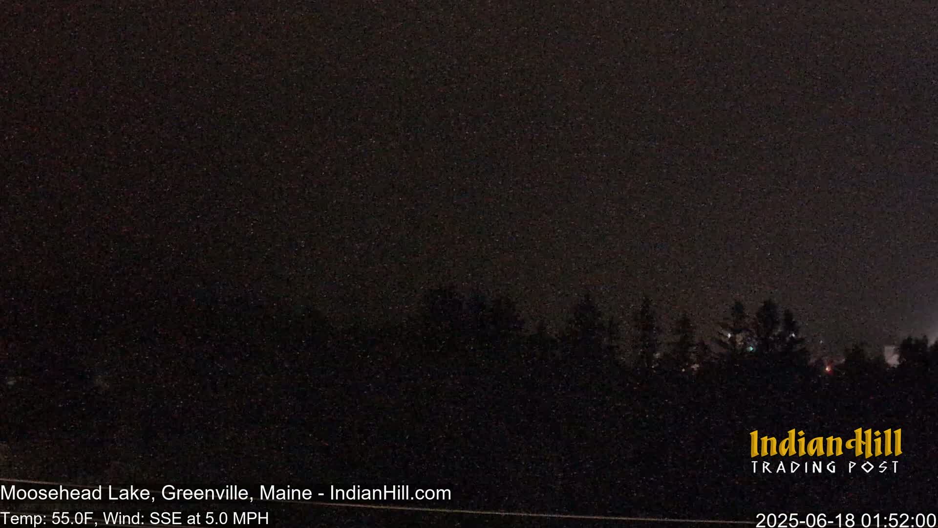 Moosehead Lake Skyline Live Cam - Maine, USA