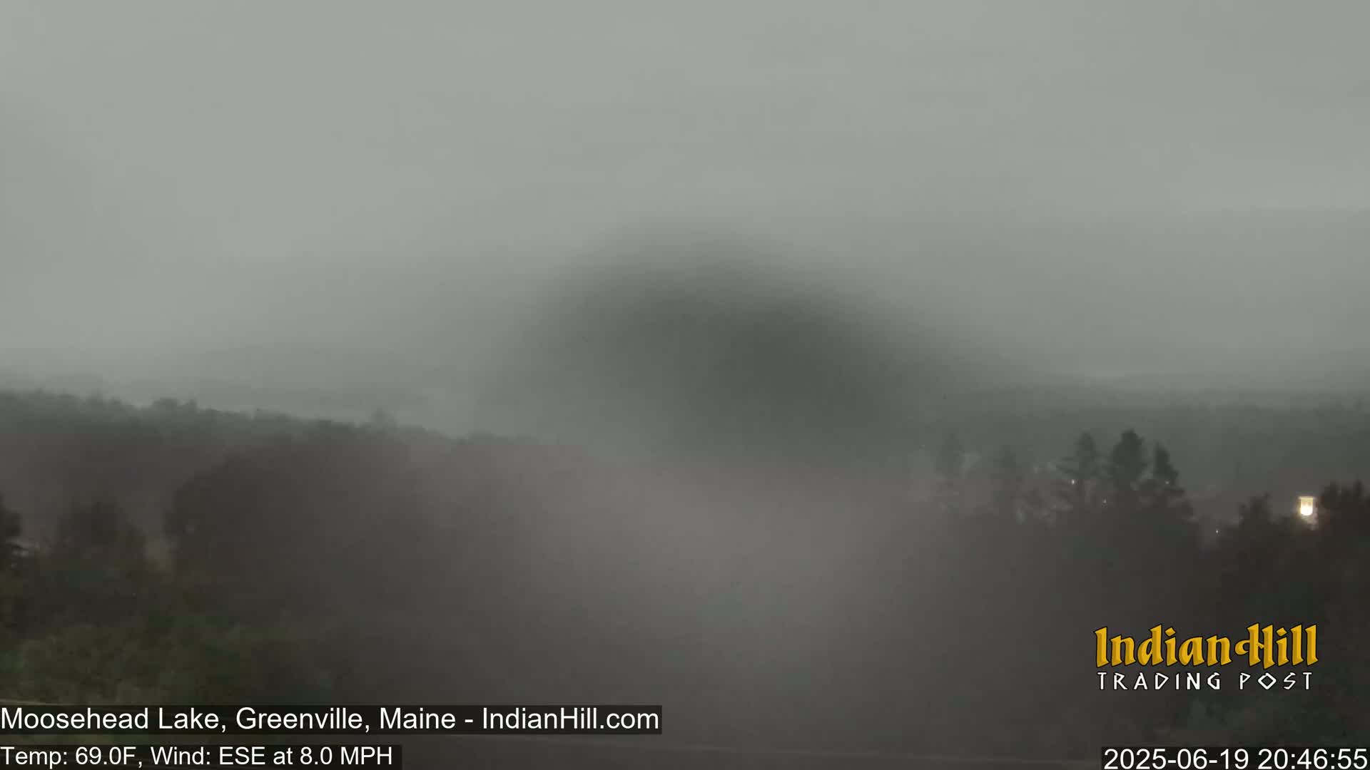 Moosehead Lake Skyline Live Cam - Maine, USA