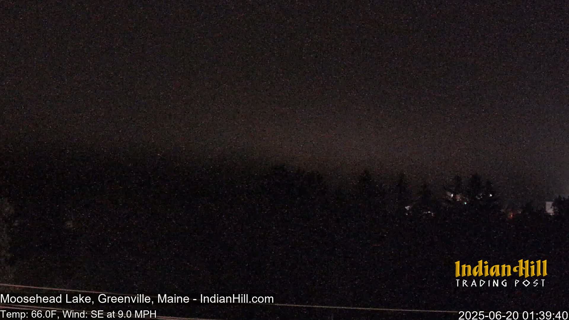 Moosehead Lake Skyline Live Cam - Maine, USA