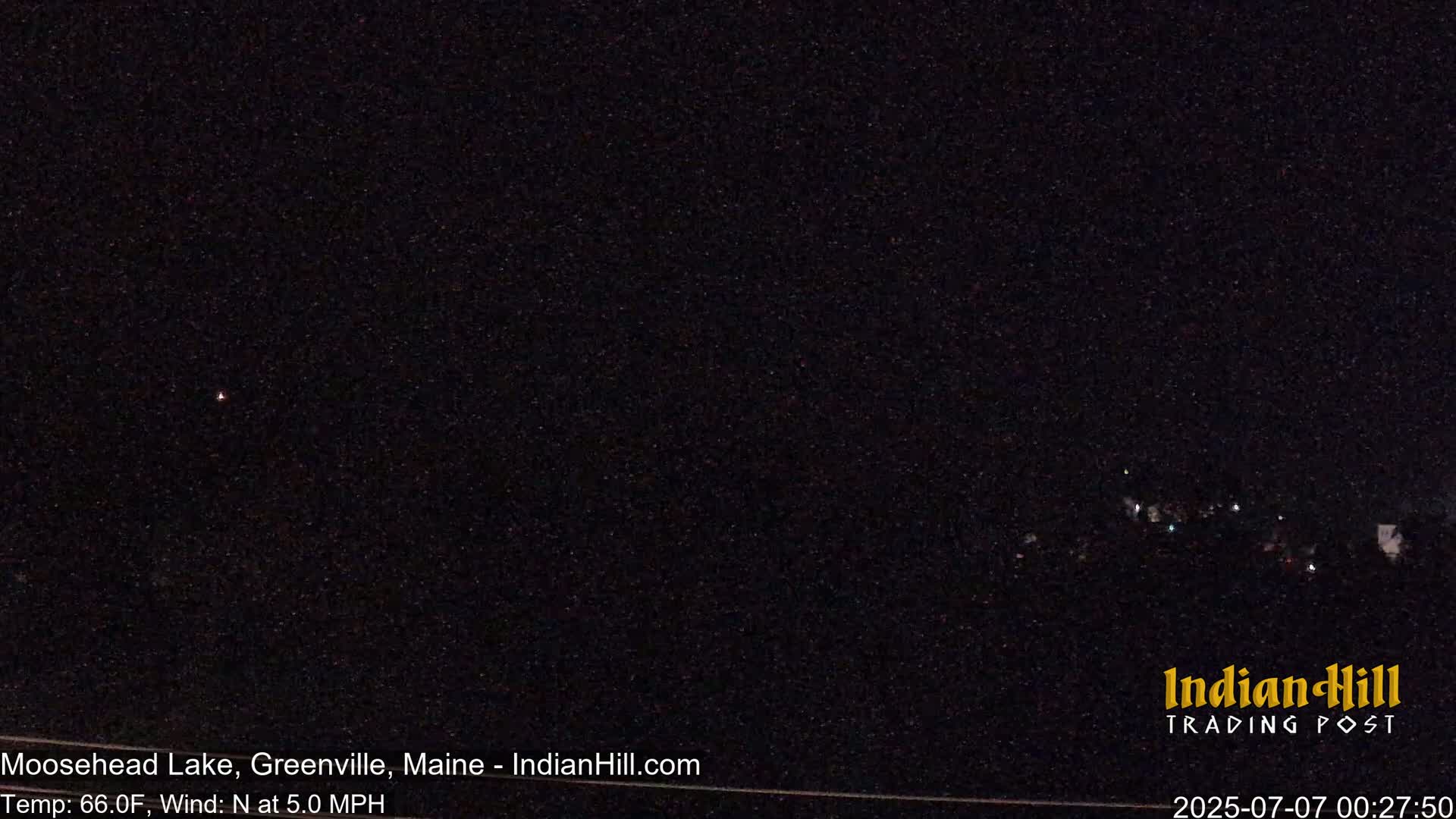 Moosehead Lake Skyline Live Cam - Maine, USA