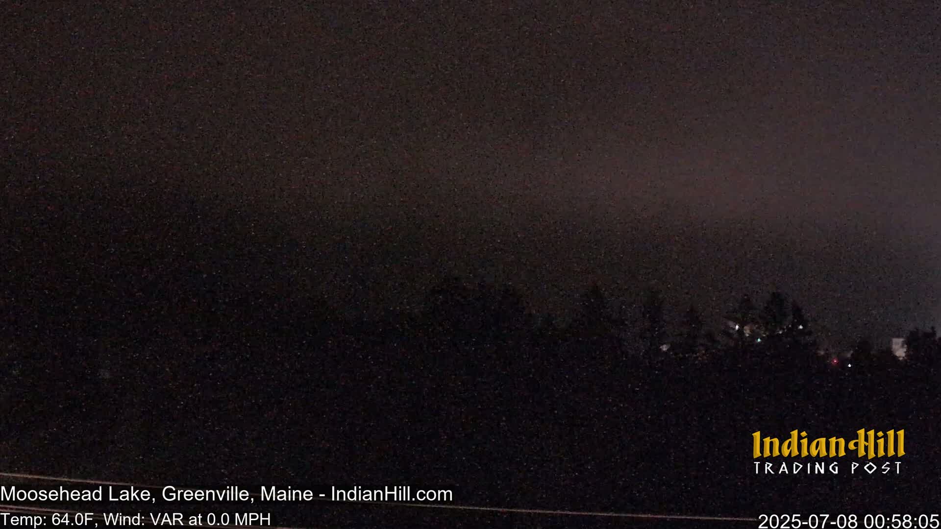 Moosehead Lake Skyline Live Cam - Maine, USA