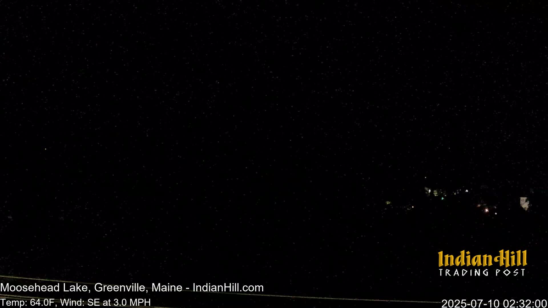 Moosehead Lake Skyline Live Cam - Maine, USA