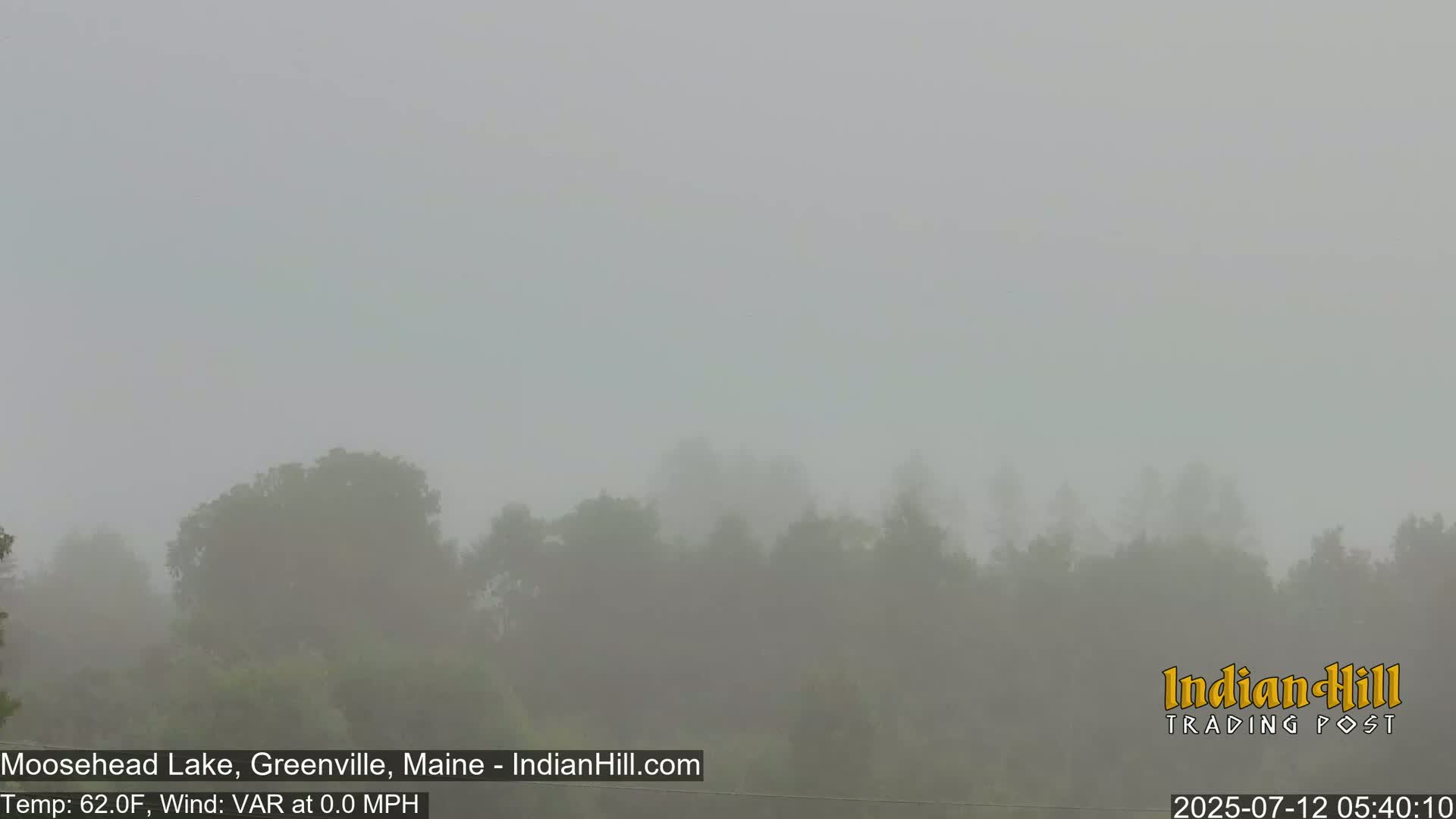 Moosehead Lake Skyline Live Cam - Maine, USA