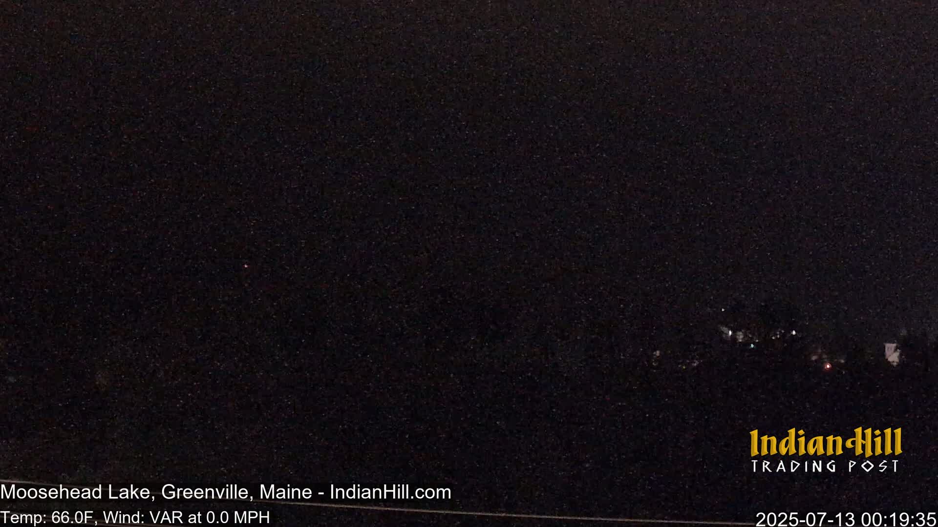 Moosehead Lake Skyline Live Cam - Maine, USA