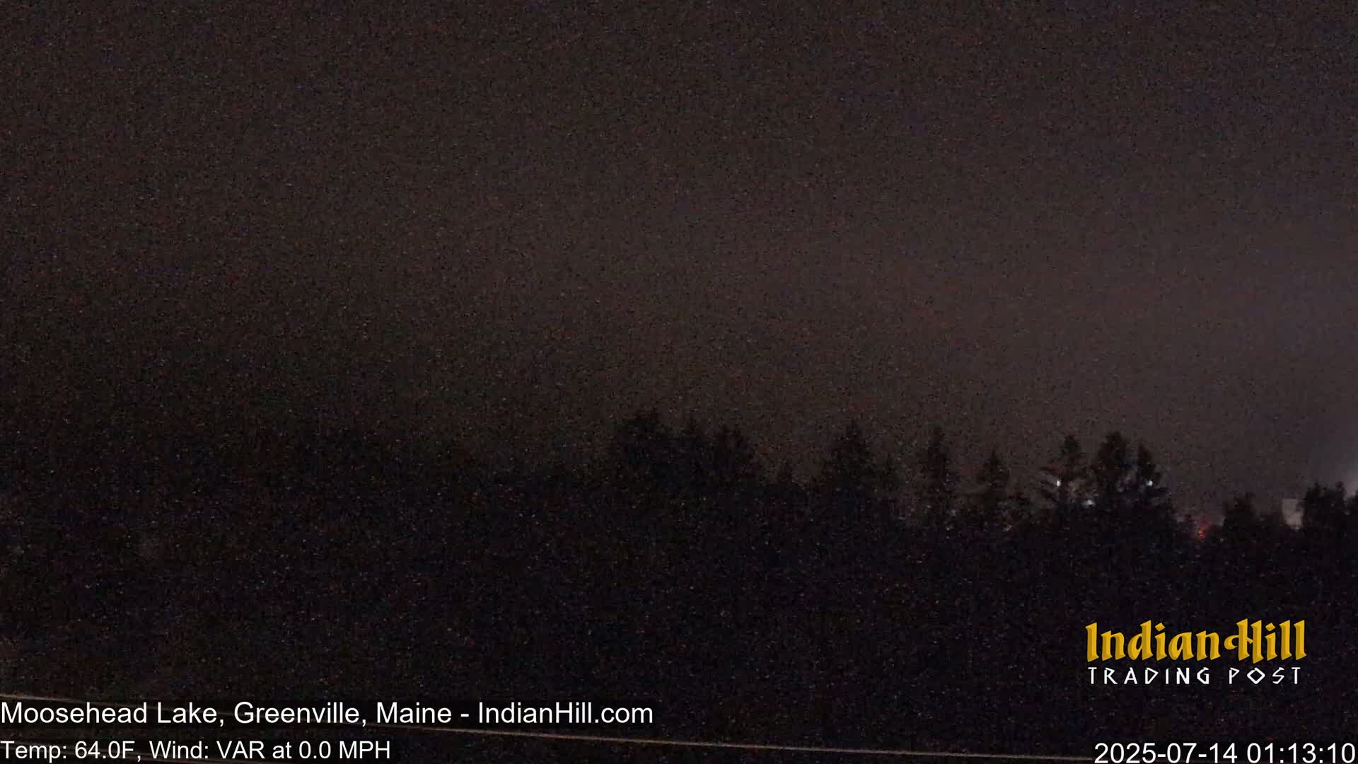 Moosehead Lake Skyline Live Cam - Maine, USA