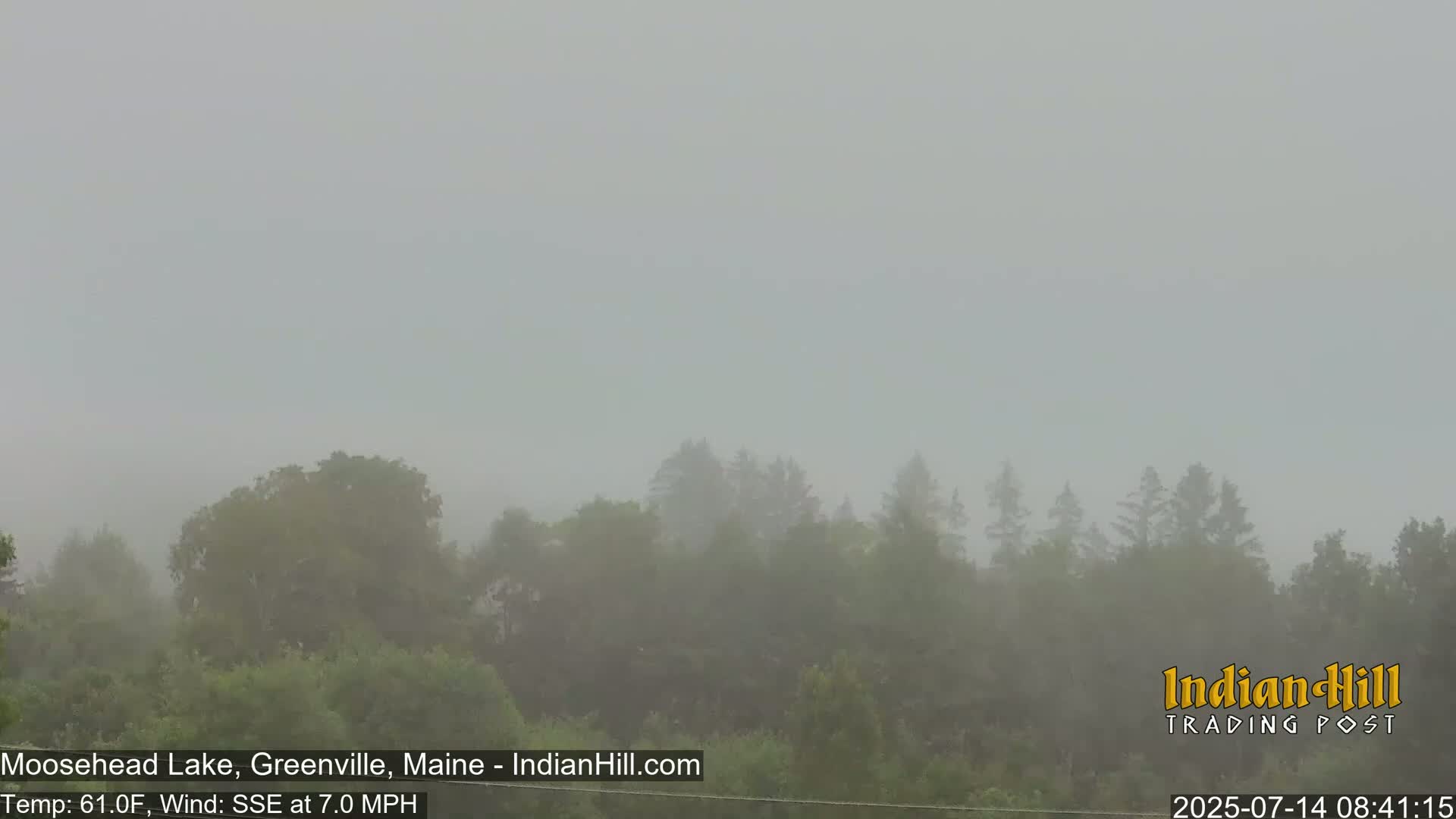 Moosehead Lake Skyline Live Cam - Maine, USA