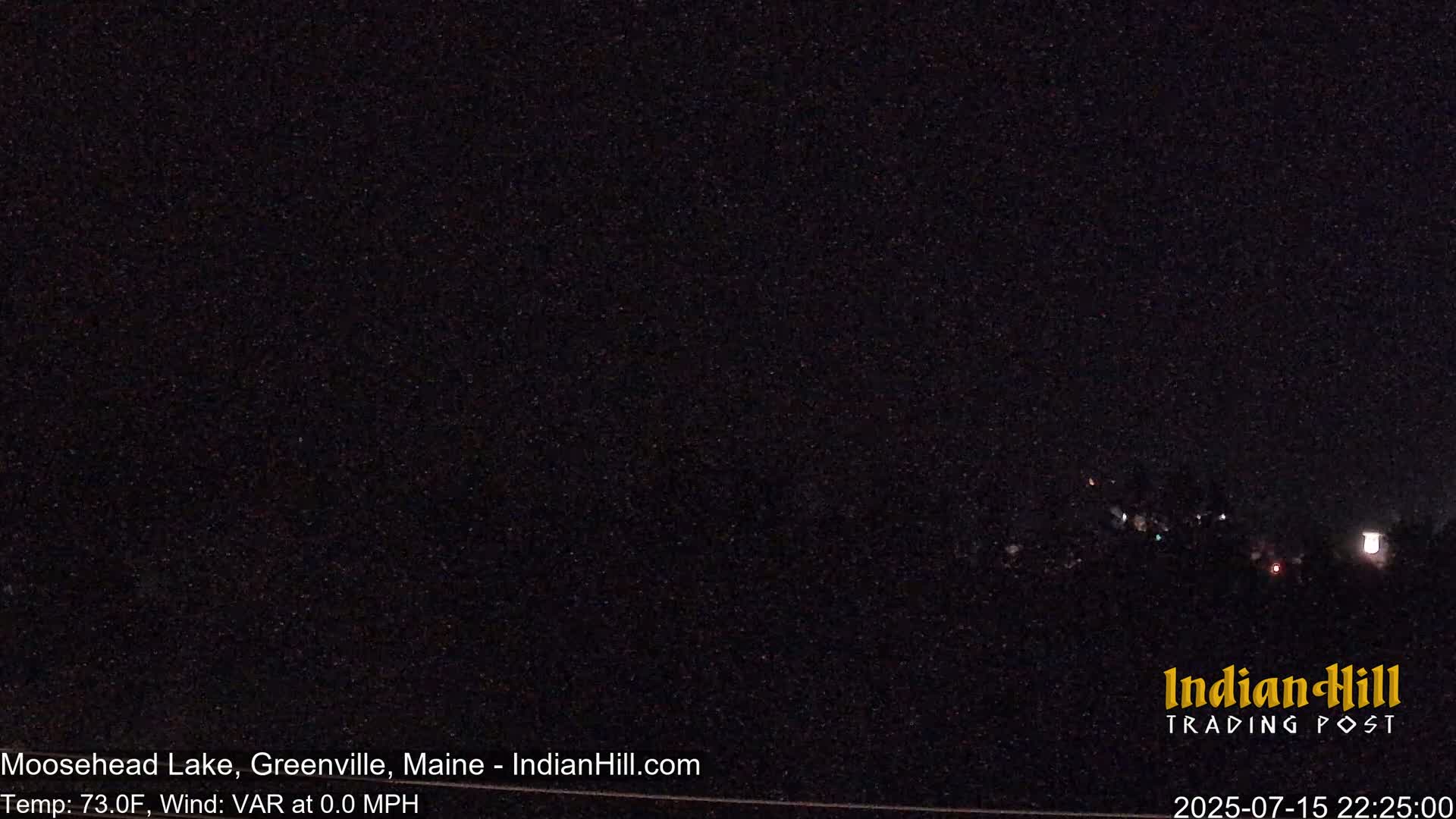 Moosehead Lake Skyline Live Cam - Maine, USA