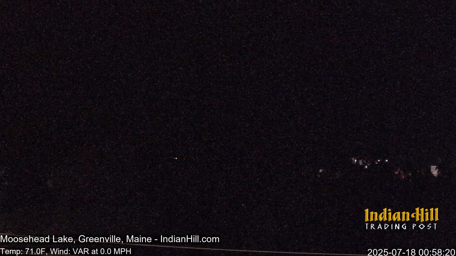 Moosehead Lake Skyline Live Cam - Maine, USA