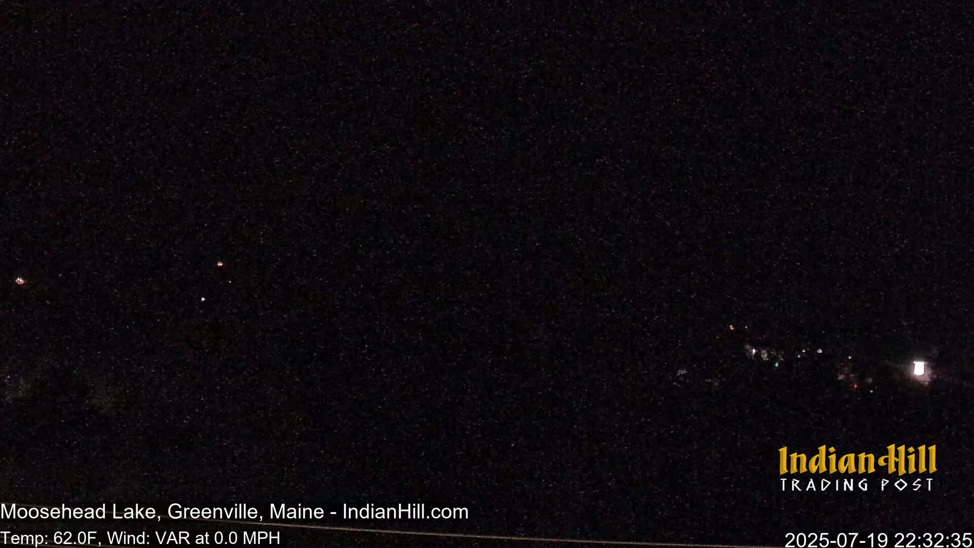 Moosehead Lake Skyline Live Cam - Maine, USA