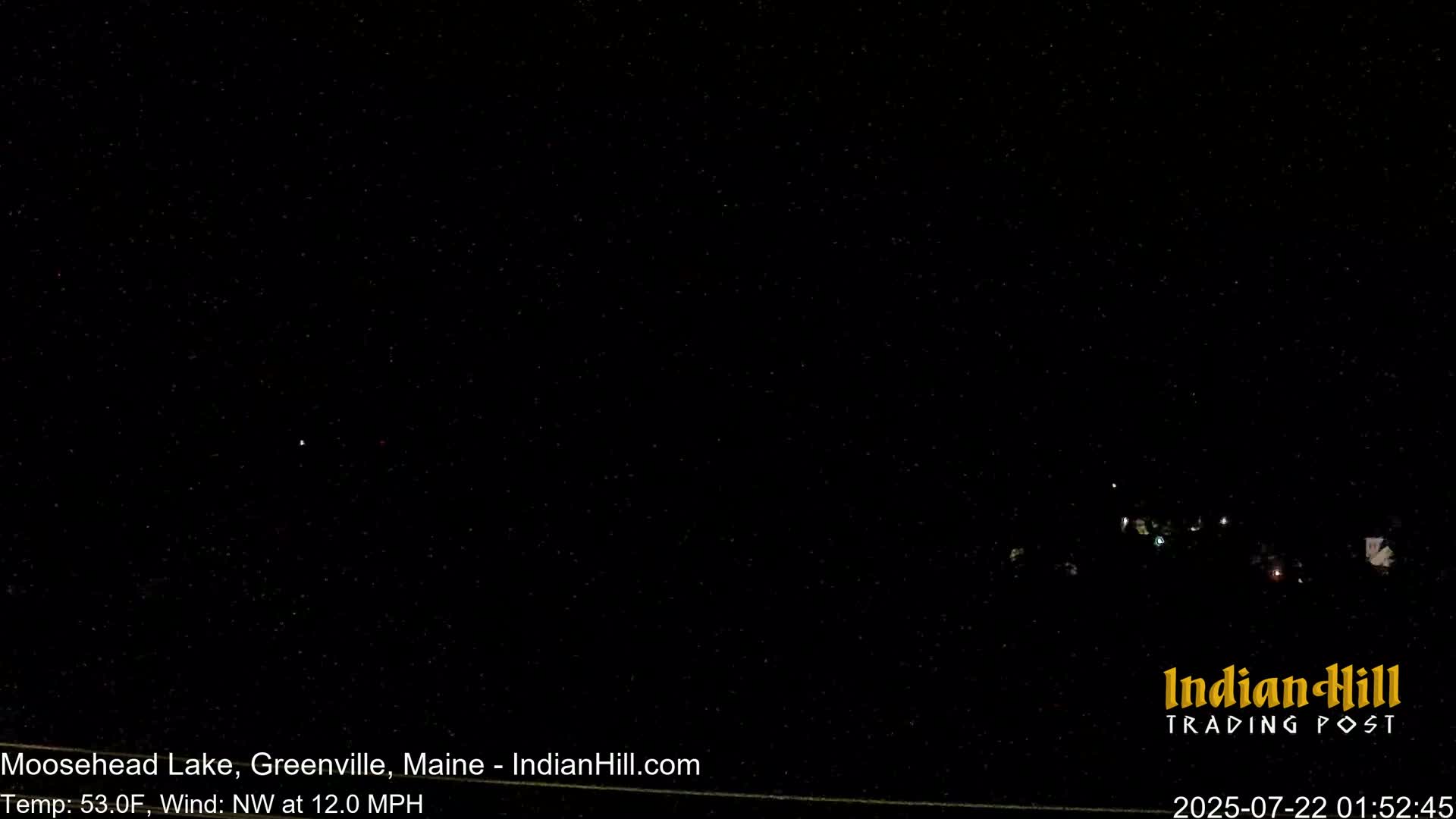 Moosehead Lake Skyline Live Cam - Maine, USA