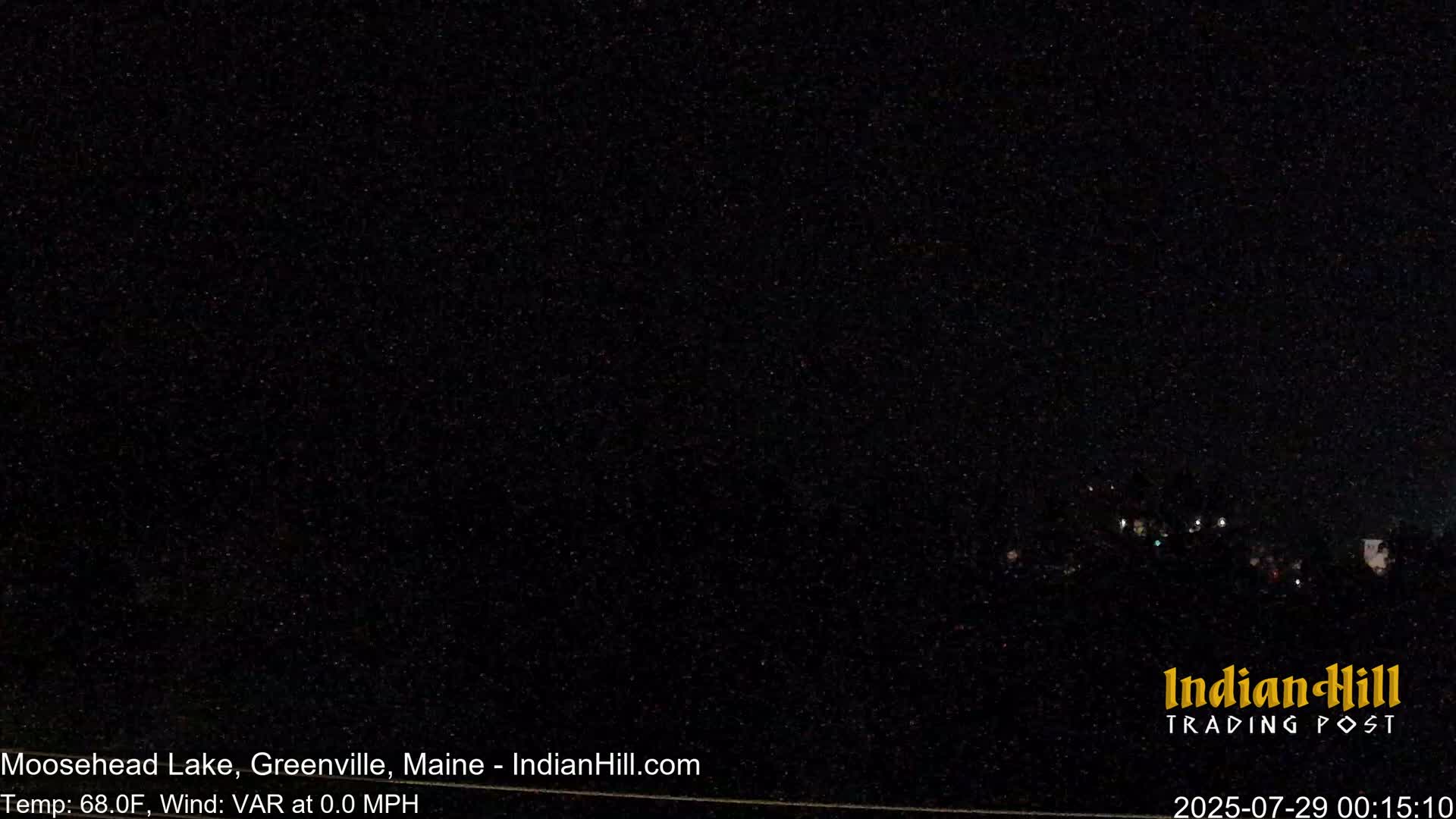 Moosehead Lake Skyline Live Cam - Maine, USA