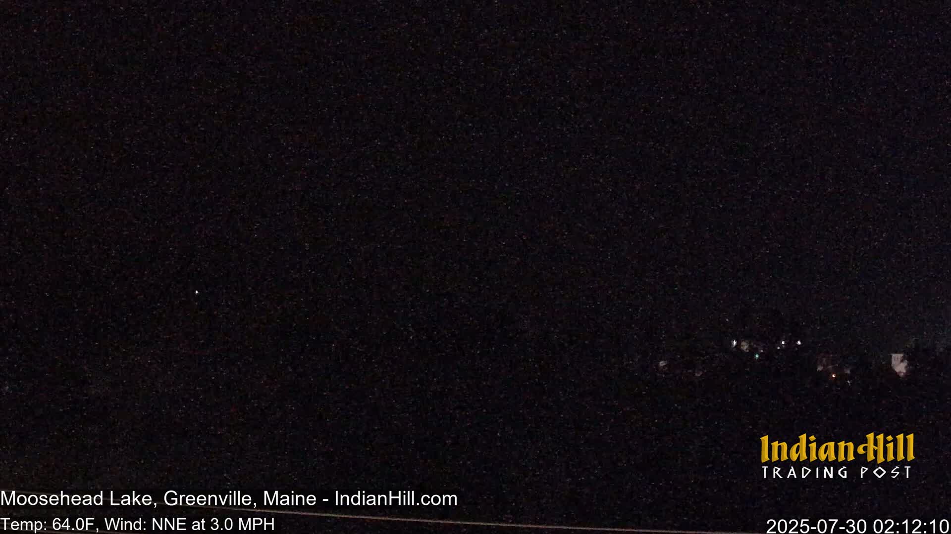 Moosehead Lake Skyline Live Cam - Maine, USA
