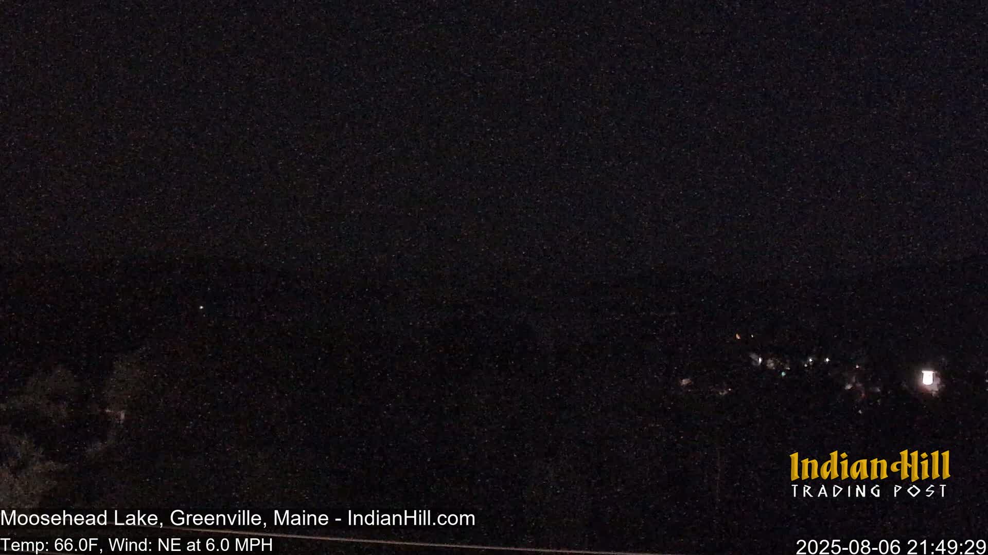 Moosehead Lake Skyline Live Cam - Maine, USA