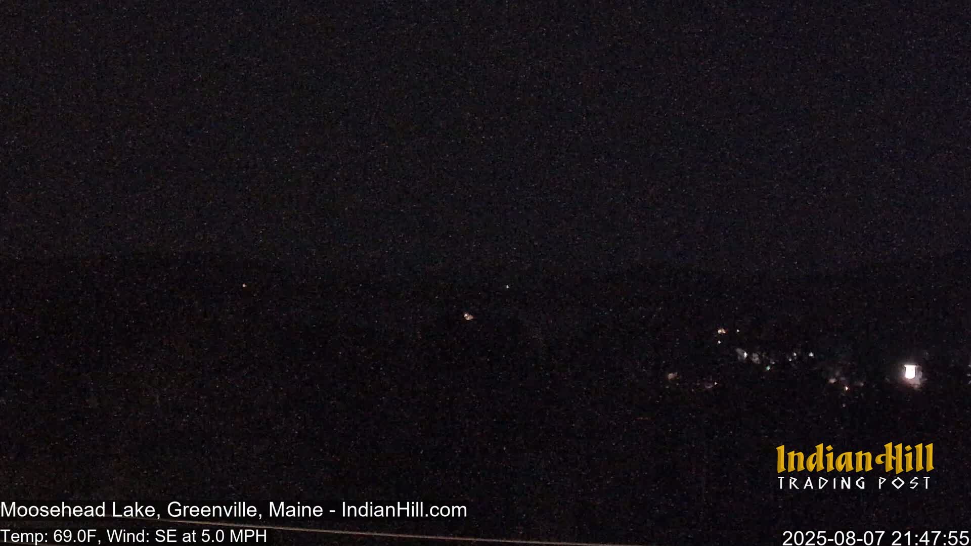Moosehead Lake Skyline Live Cam - Maine, USA