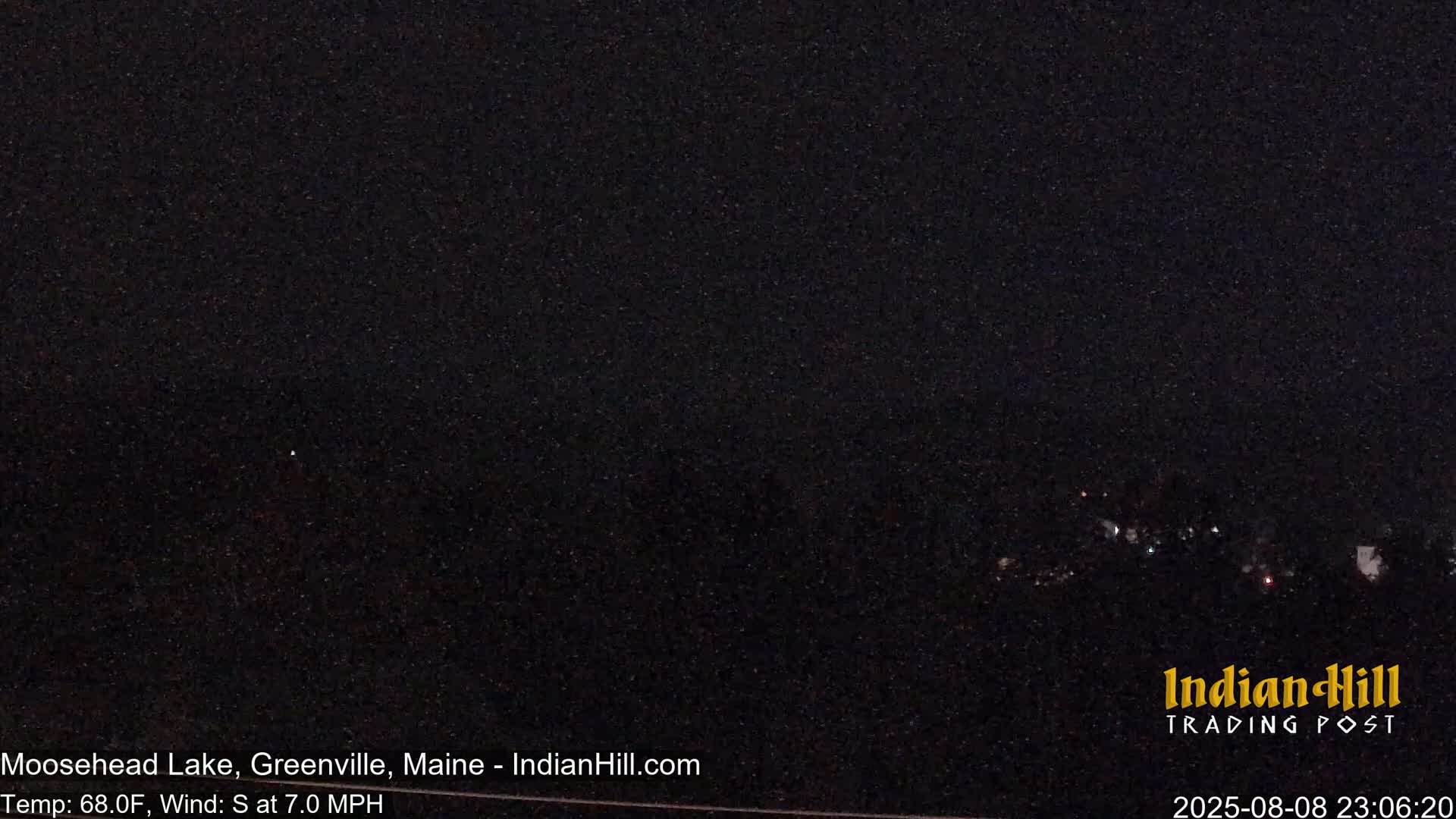 Moosehead Lake Skyline Live Cam - Maine, USA