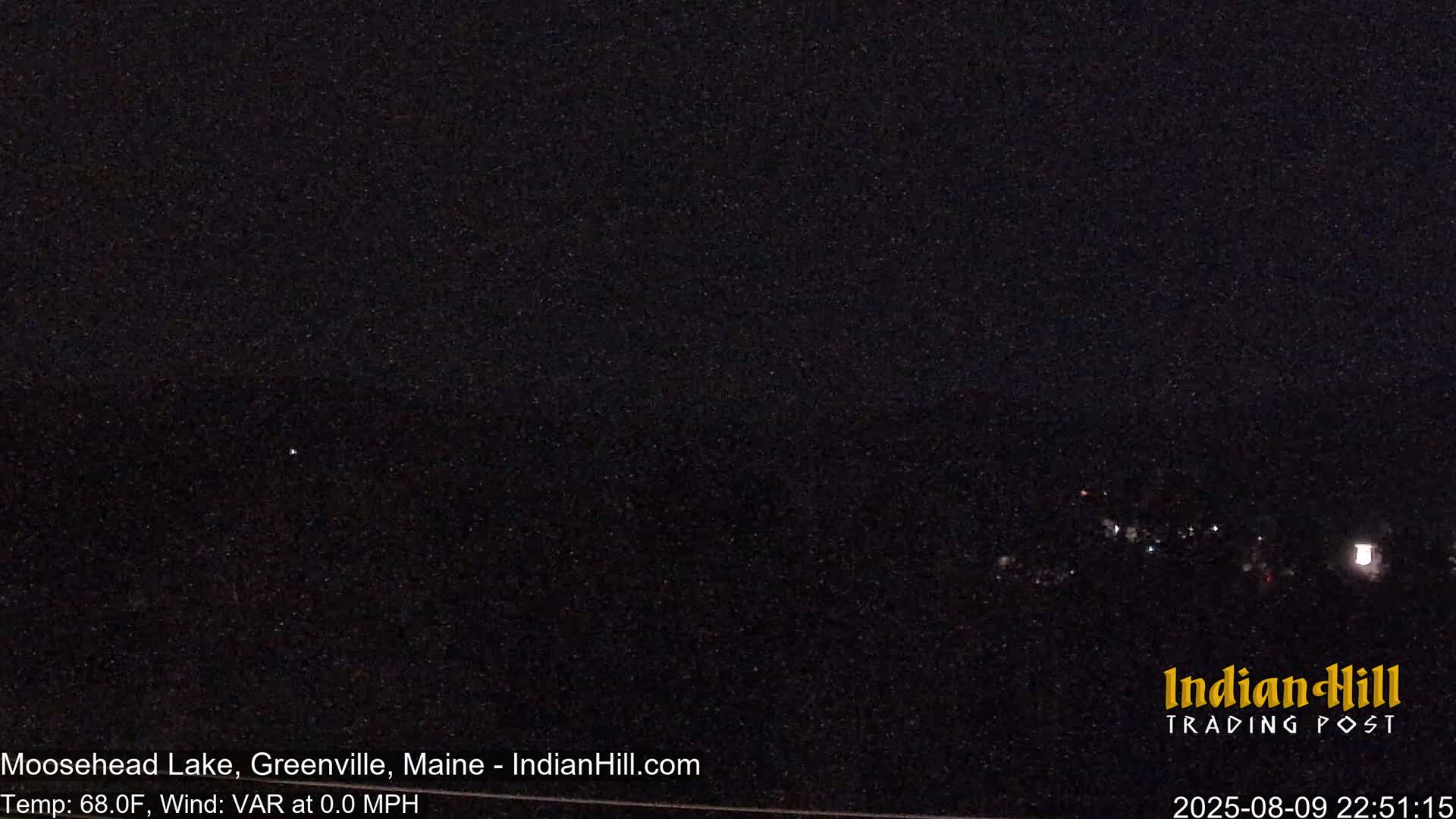 Moosehead Lake Skyline Live Cam - Maine, USA