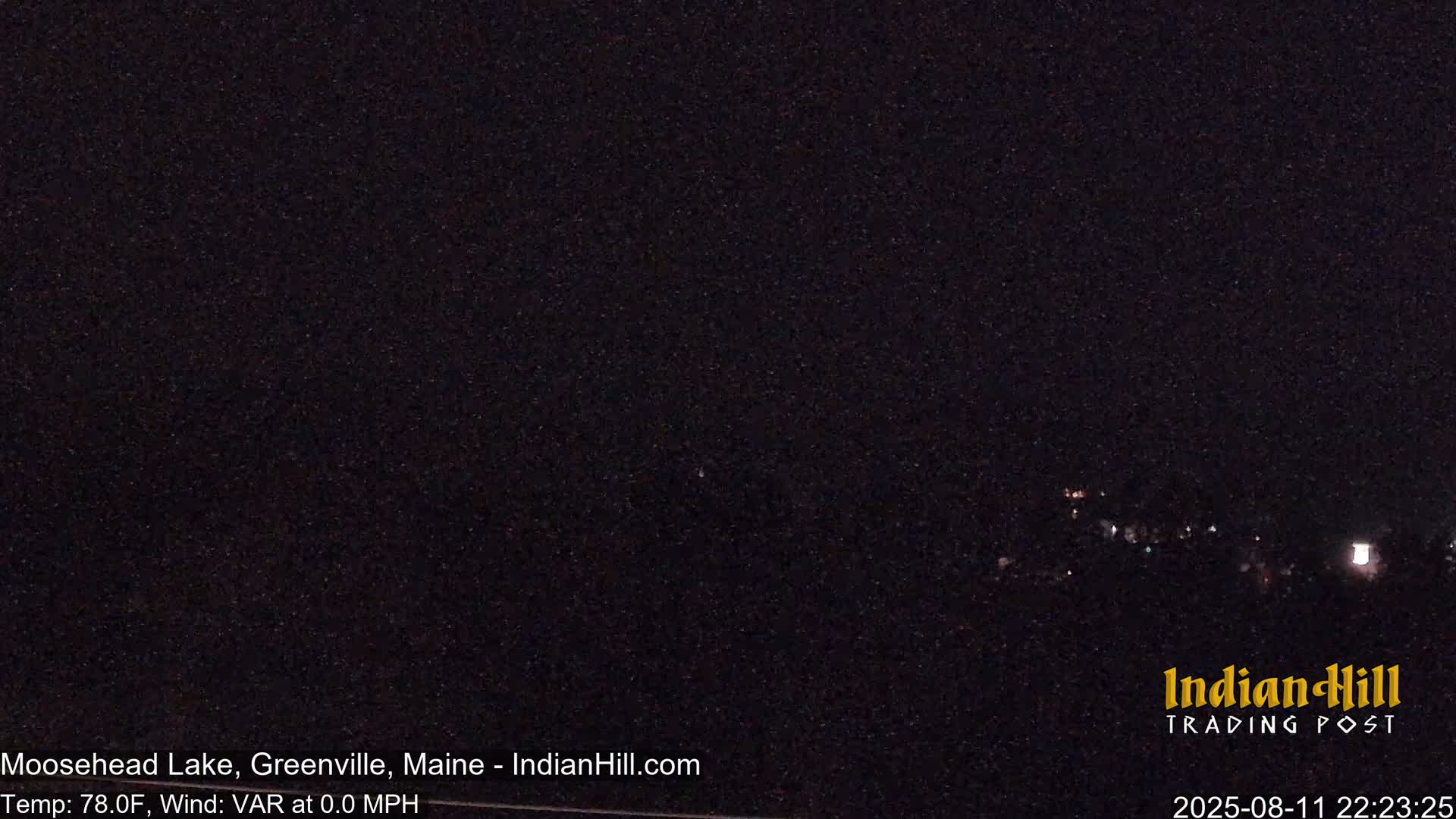 Moosehead Lake Skyline Live Cam - Maine, USA