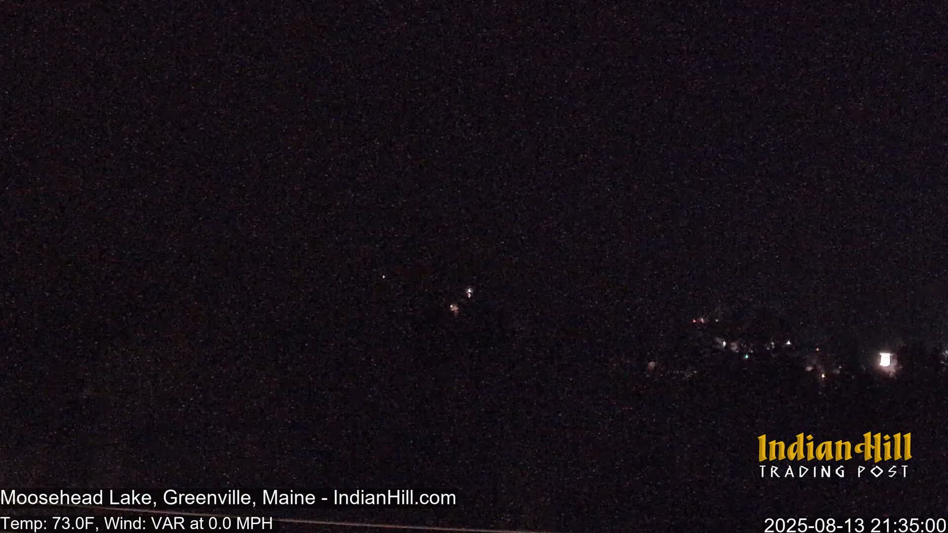 Moosehead Lake Skyline Live Cam - Maine, USA