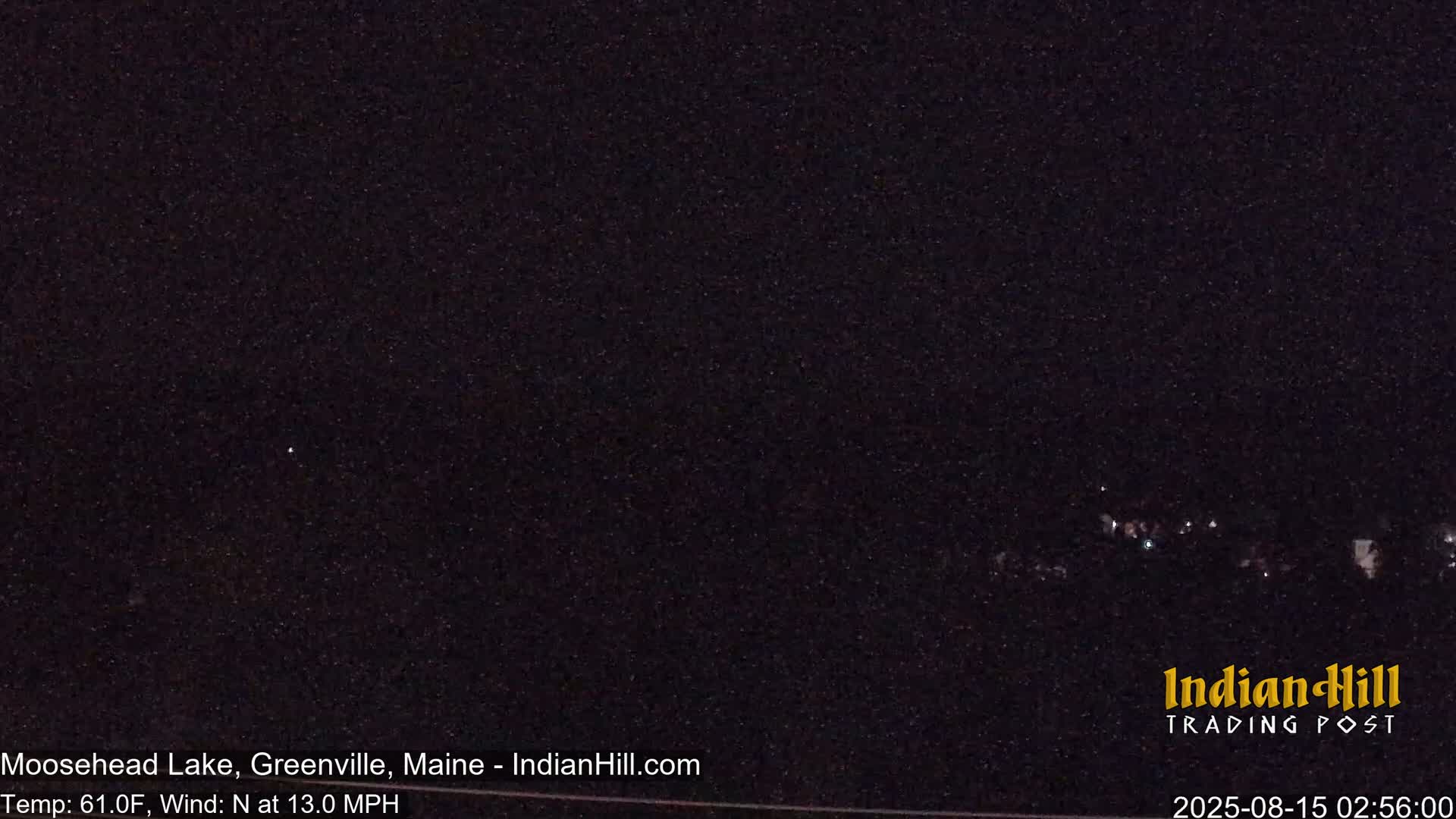 Moosehead Lake Skyline Live Cam - Maine, USA