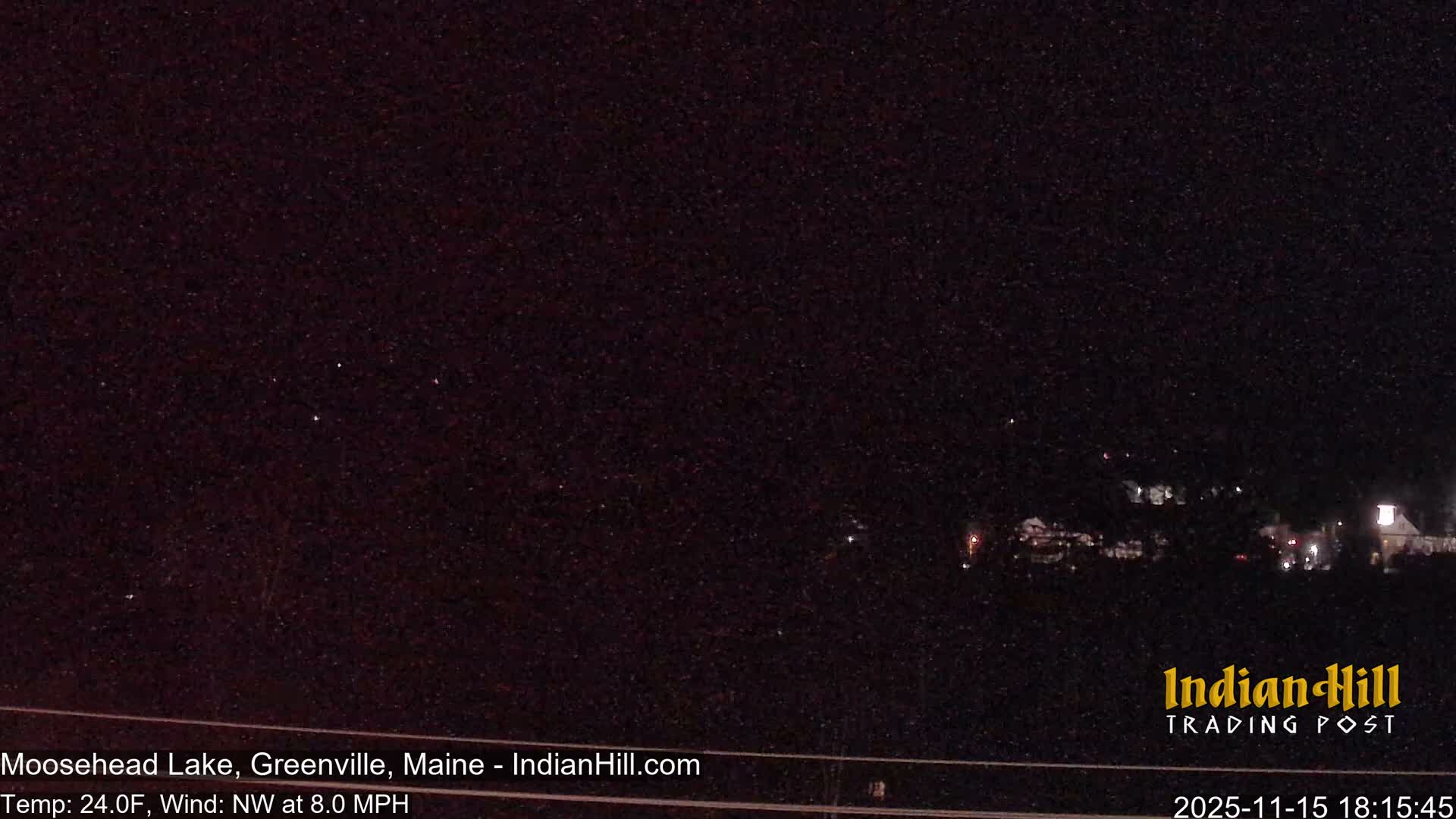 Moosehead Lake Skyline Live Cam - Maine, USA