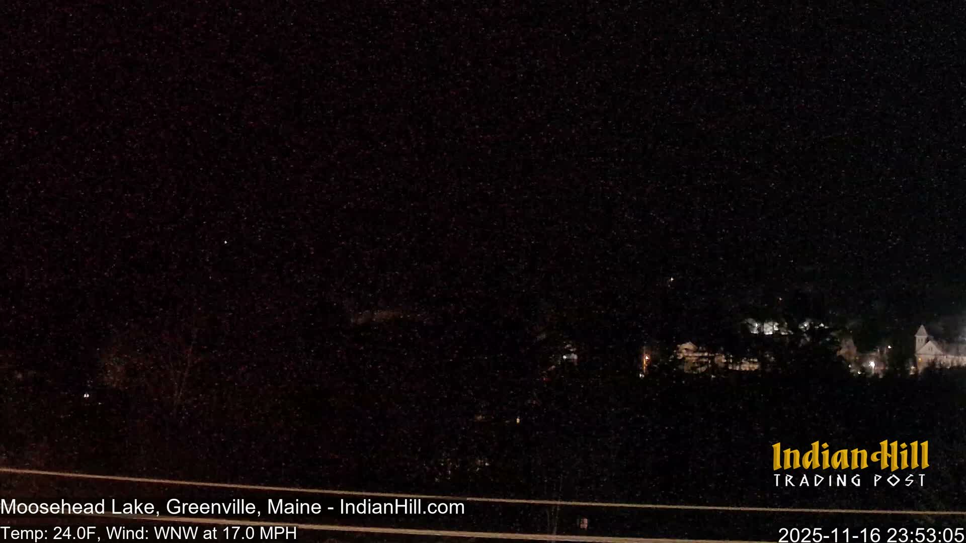 Moosehead Lake Skyline Live Cam - Maine, USA