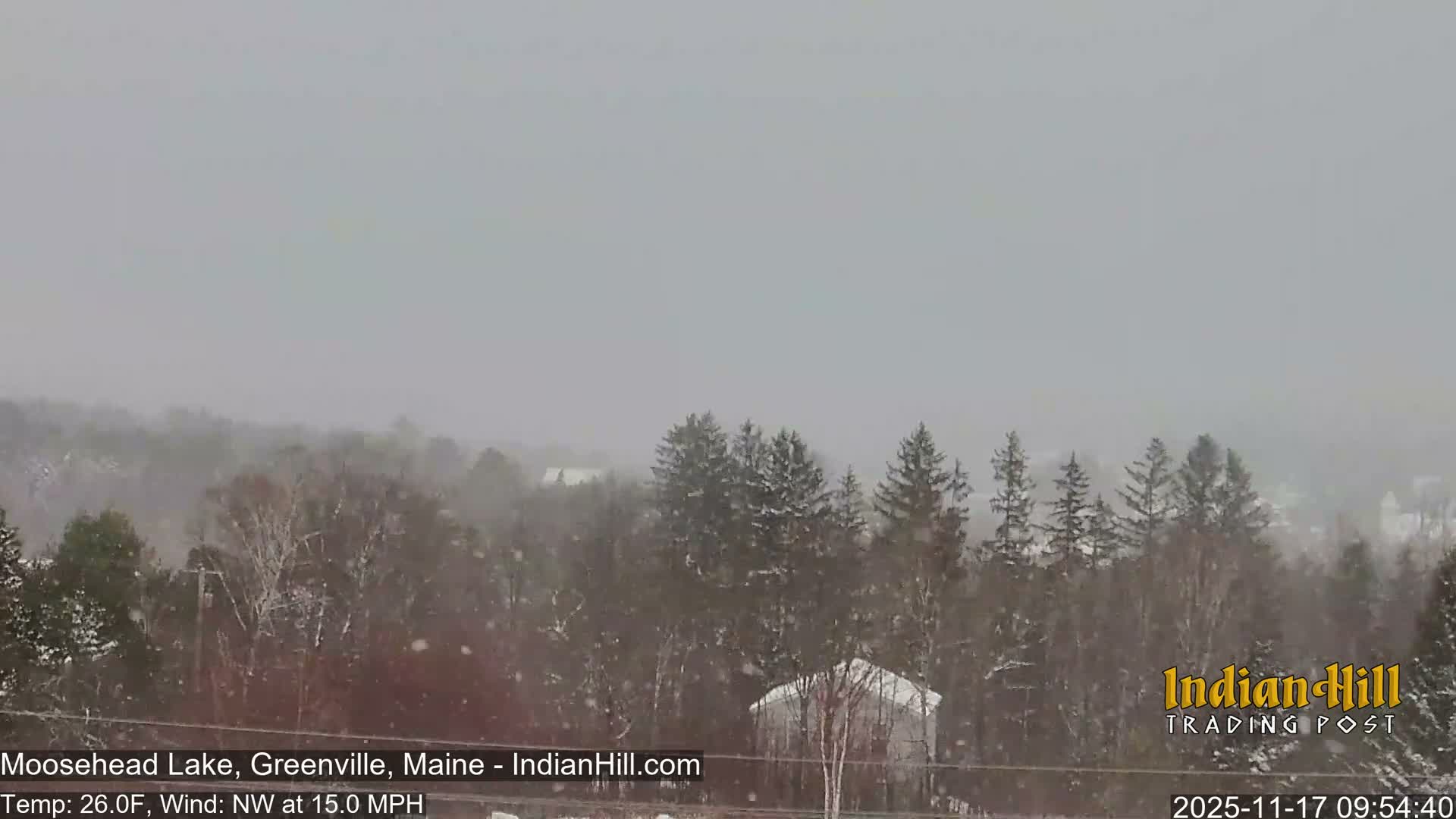 Moosehead Lake Skyline Live Cam - Maine, USA