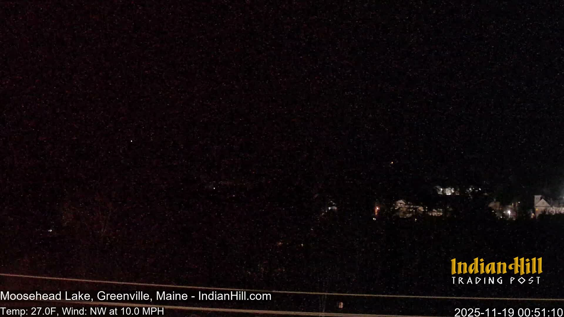 Moosehead Lake Skyline Live Cam - Maine, USA