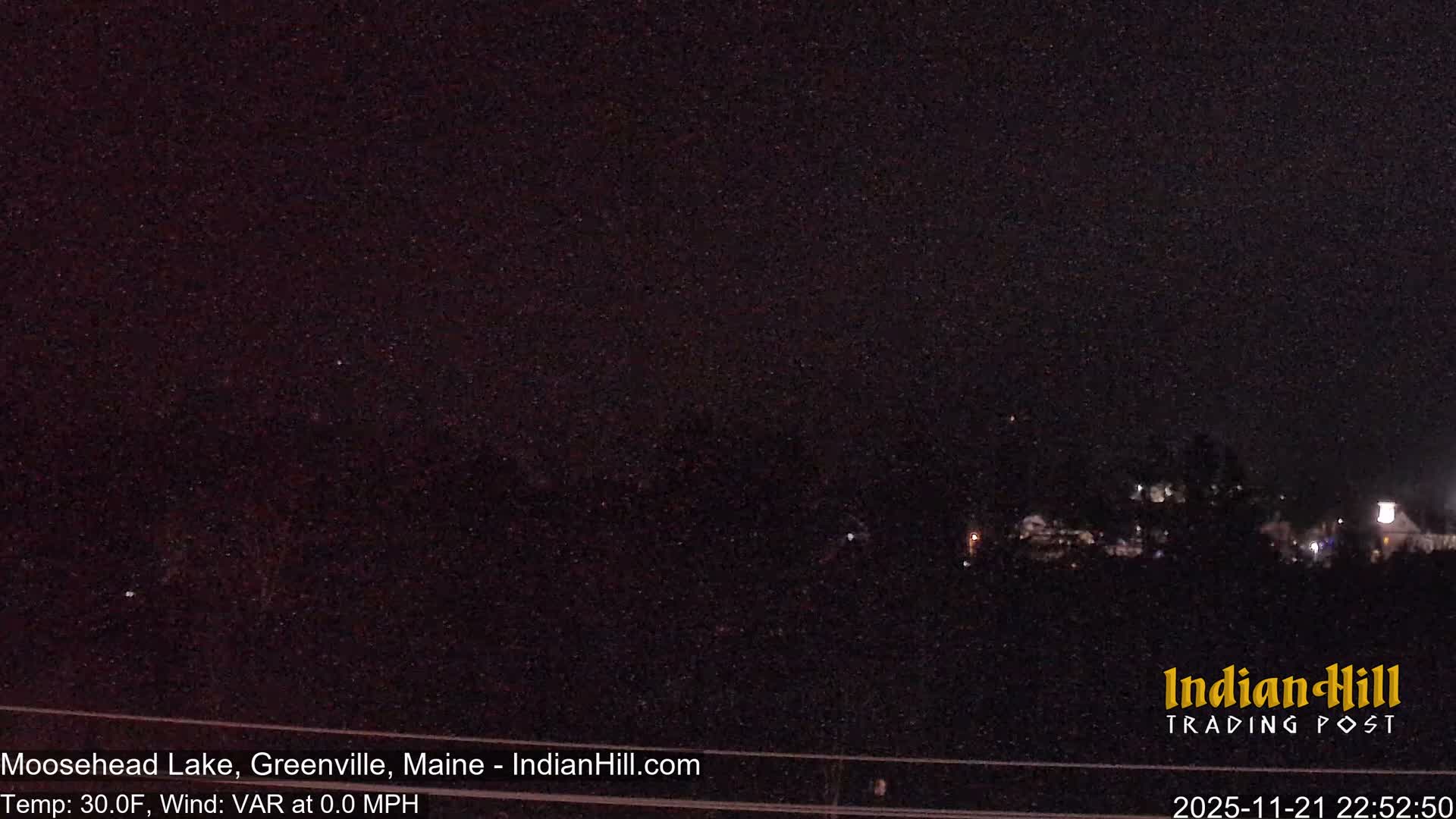 Moosehead Lake Skyline Live Cam - Maine, USA