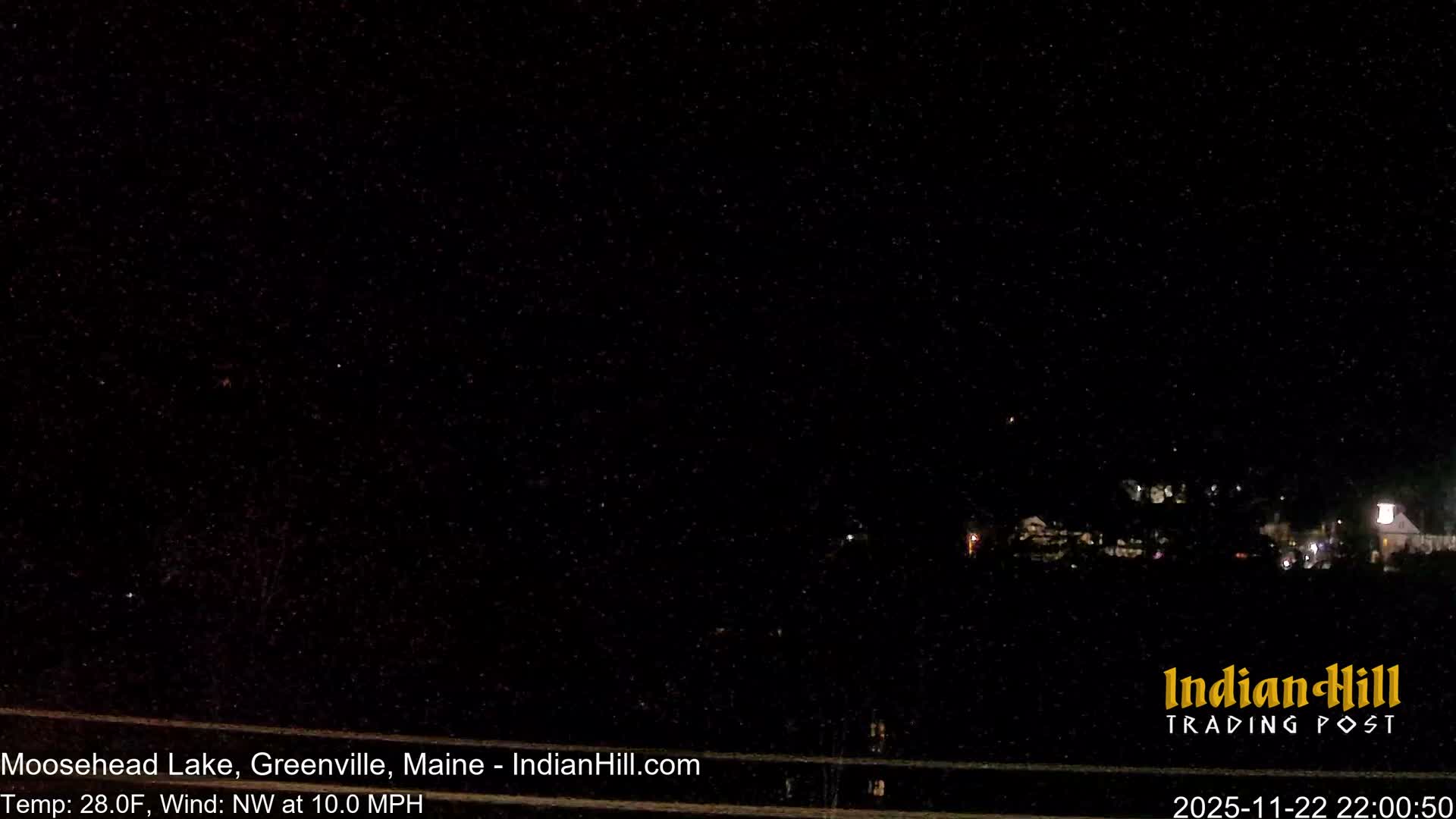 Moosehead Lake Skyline Live Cam - Maine, USA