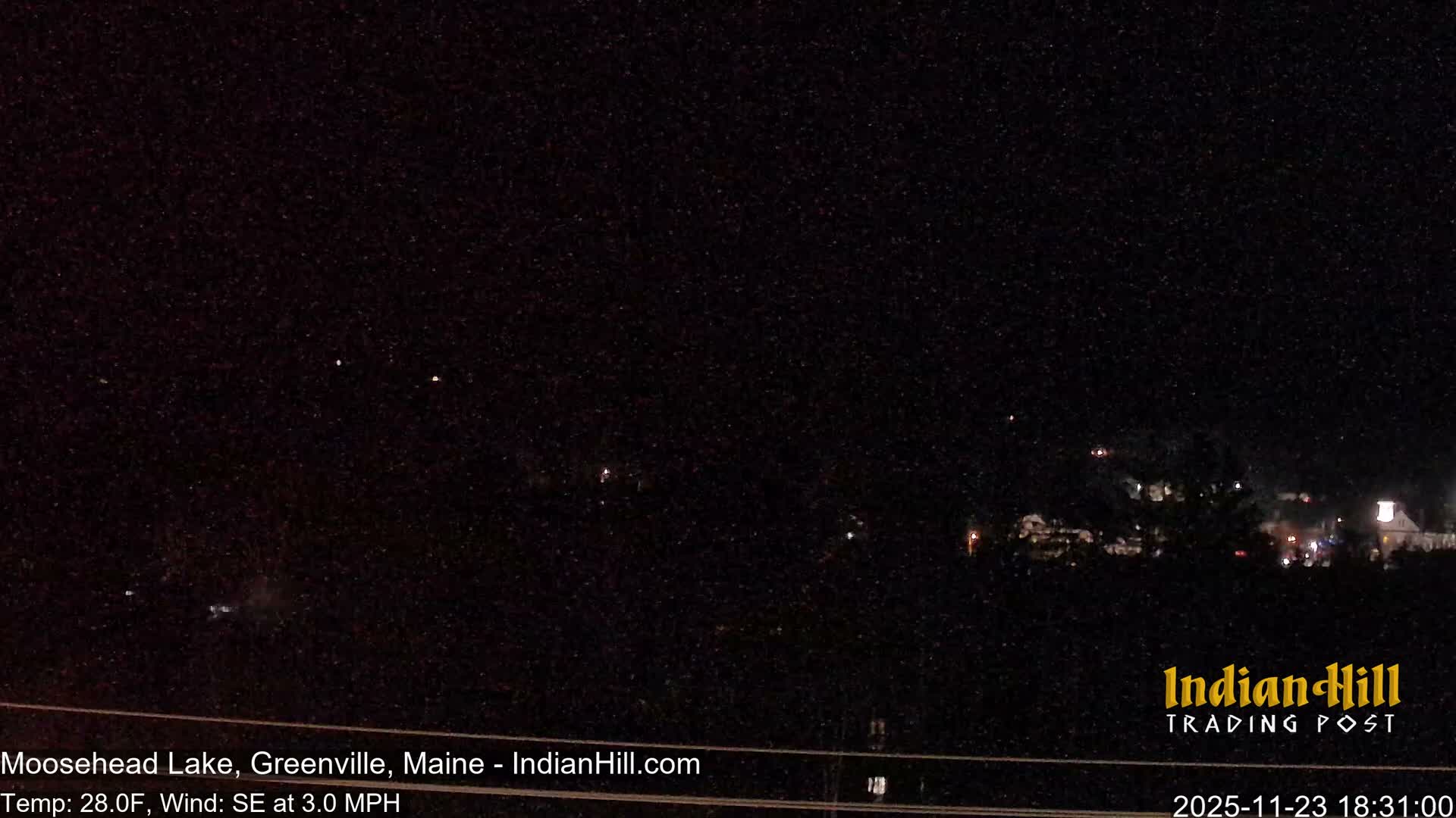 Moosehead Lake Skyline Live Cam - Maine, USA