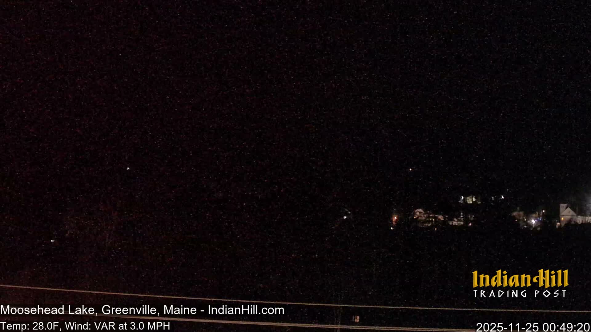 Moosehead Lake Skyline Live Cam - Maine, USA