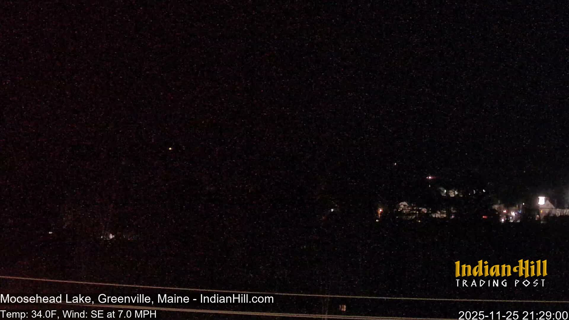 Moosehead Lake Skyline Live Cam - Maine, USA